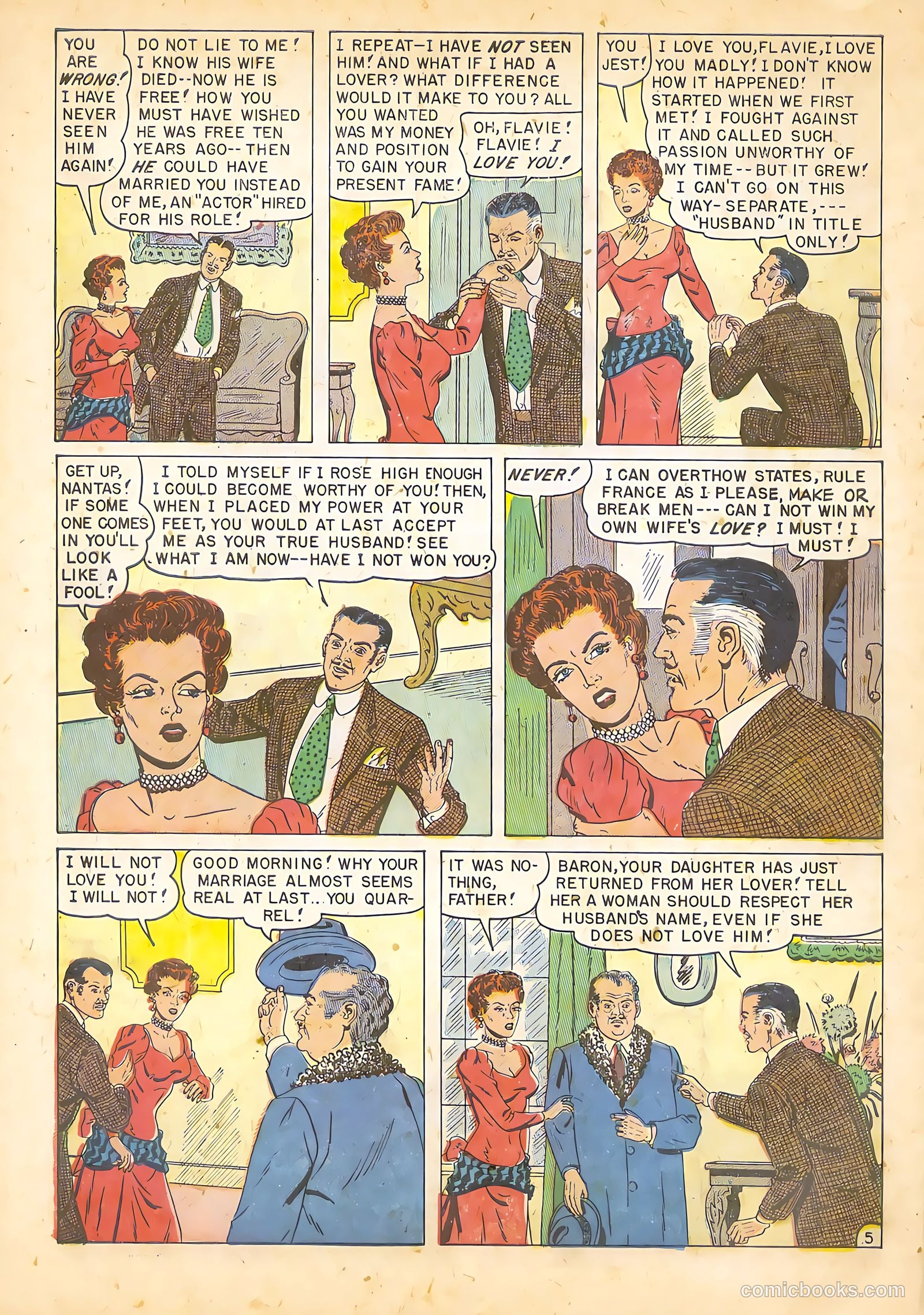 For a Night of Love #1 (1951) — page 30 of 36