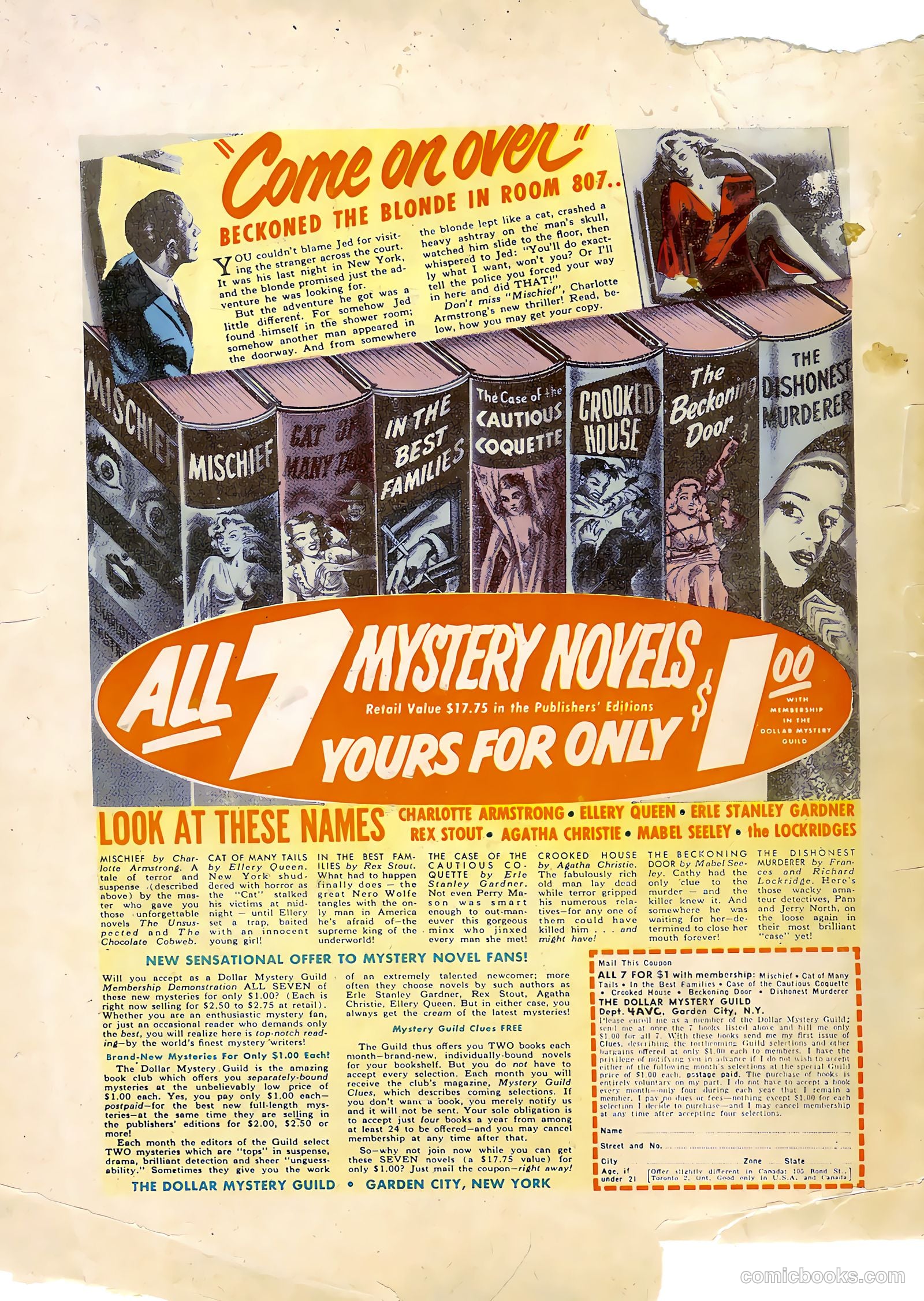 For a Night of Love #1 (1951) — page 36 of 36