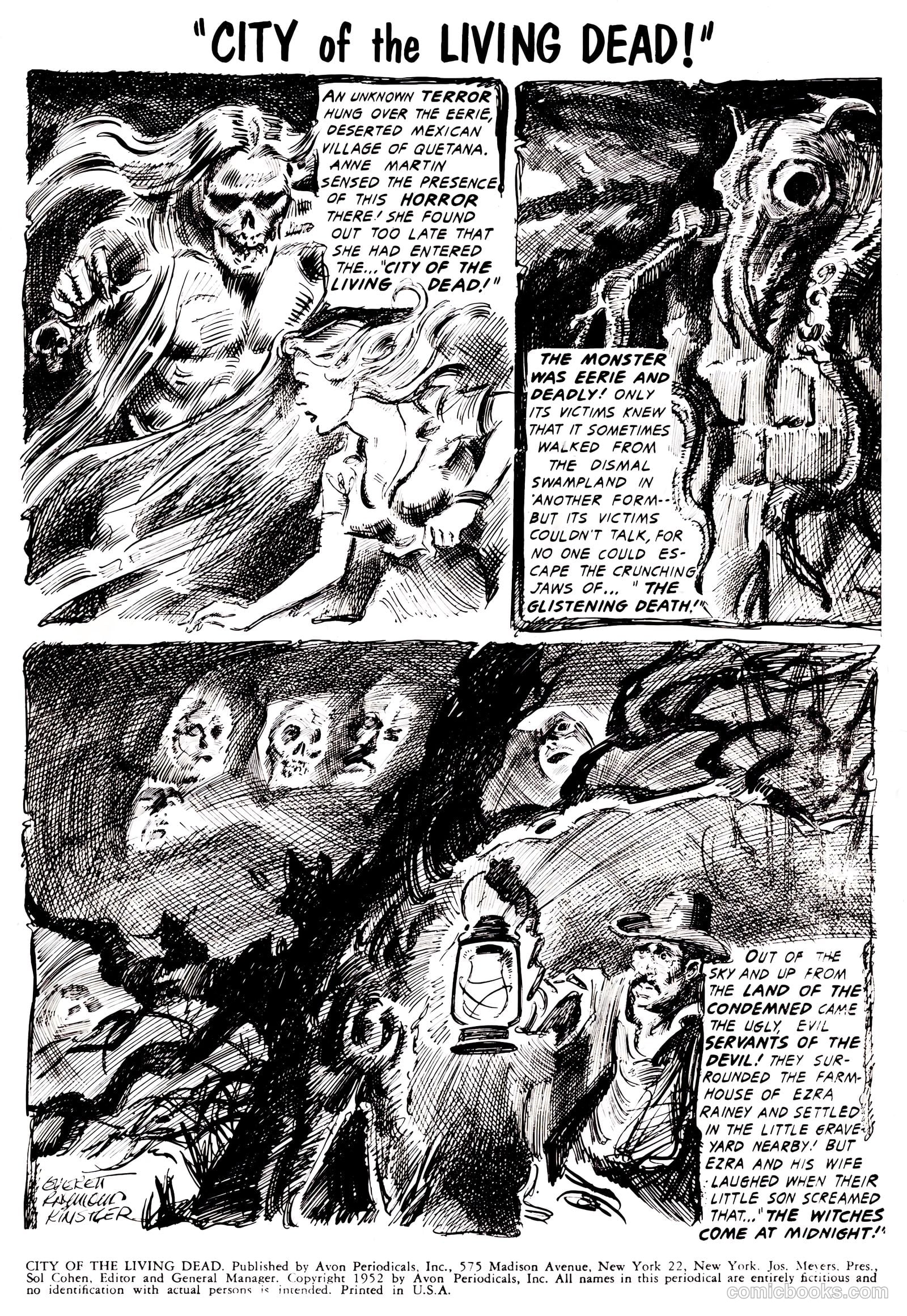 City of the Living Dead #1 (1952) — page 2 of 35