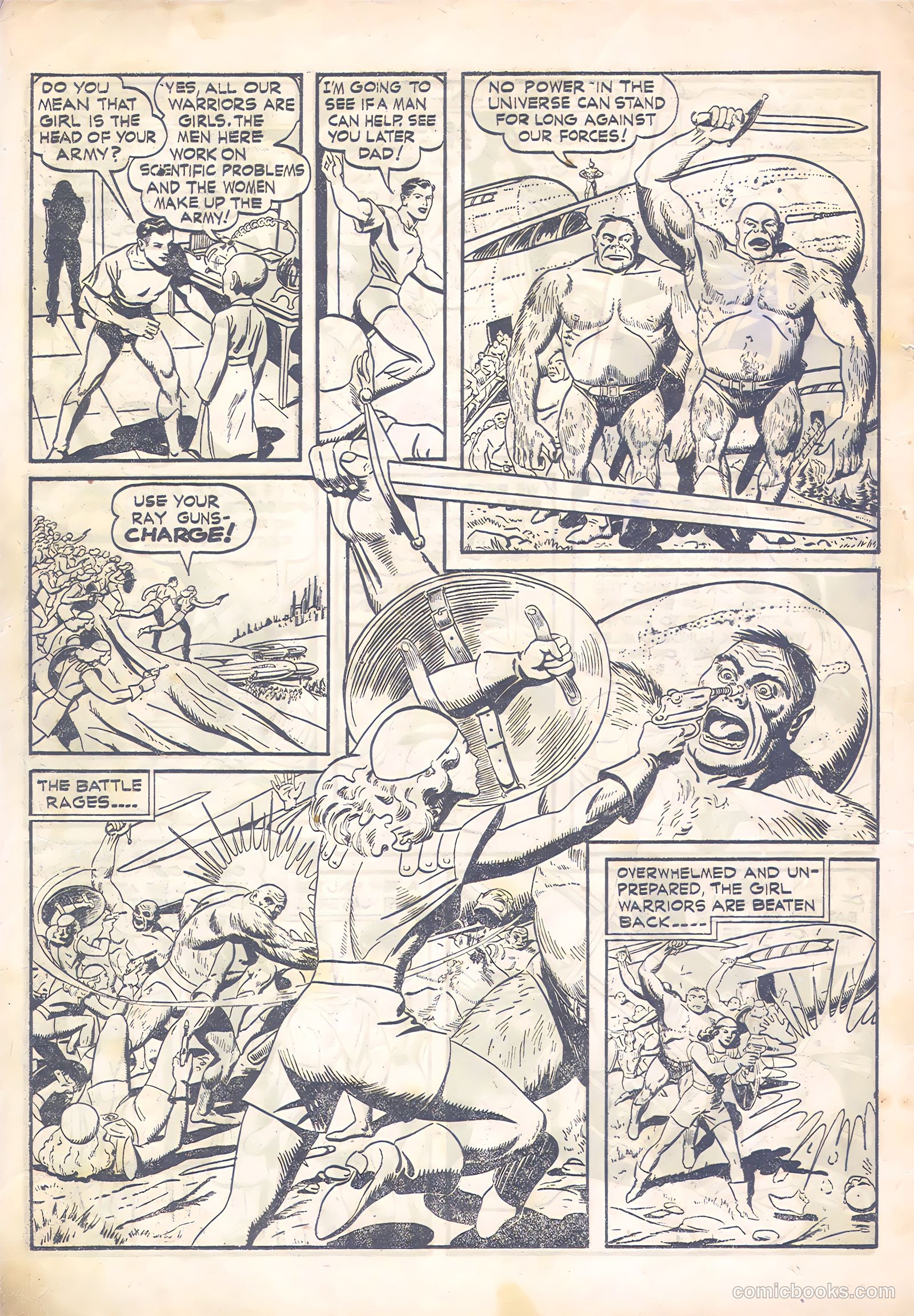 Mars Comics #1 (1951) — page 4 of 28