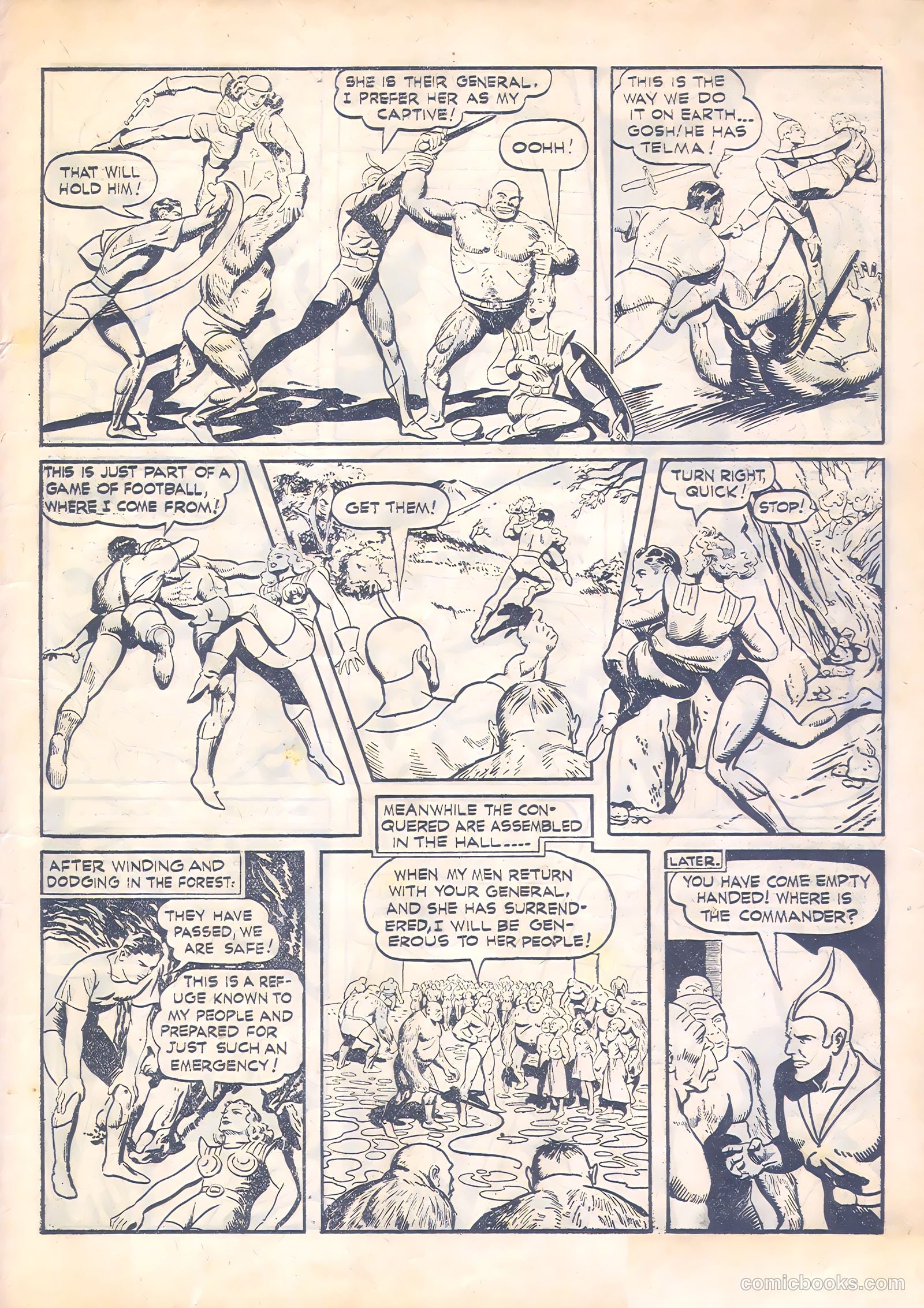 Mars Comics #1 (1951) — page 5 of 28