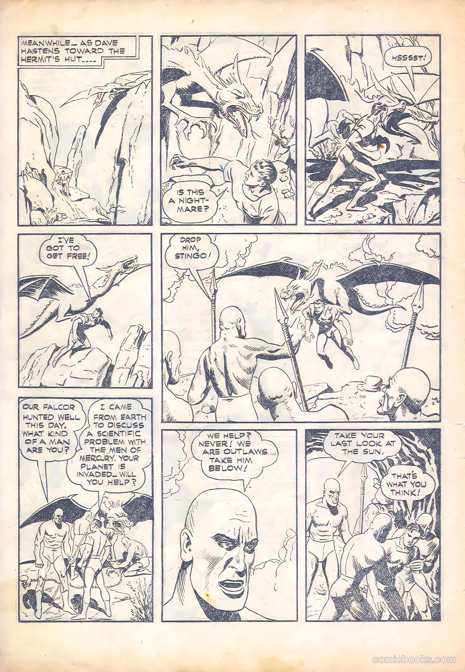 Mars Comics #1 (1951) — page 8 of 28
