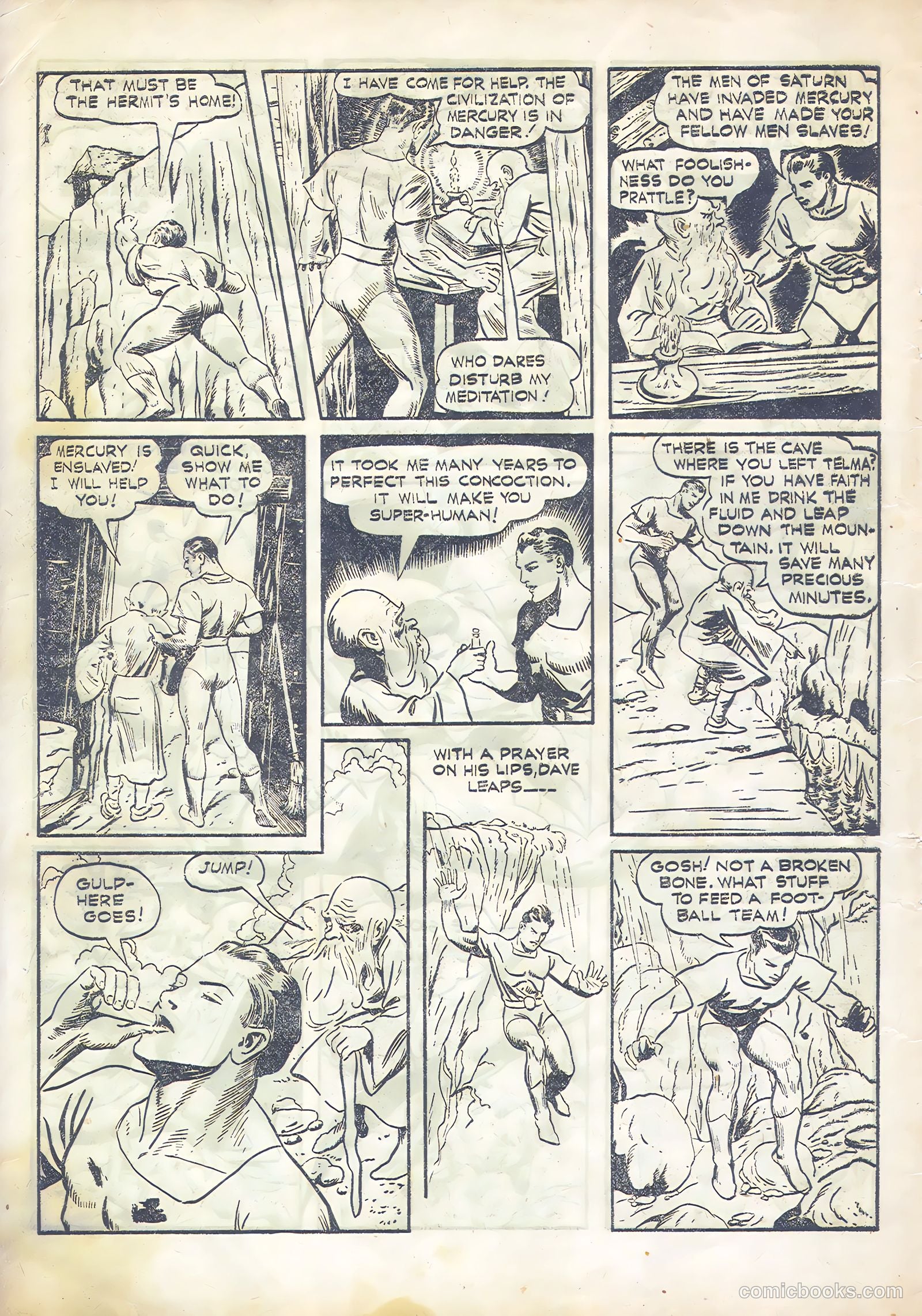 Mars Comics #1 (1951) — page 10 of 28