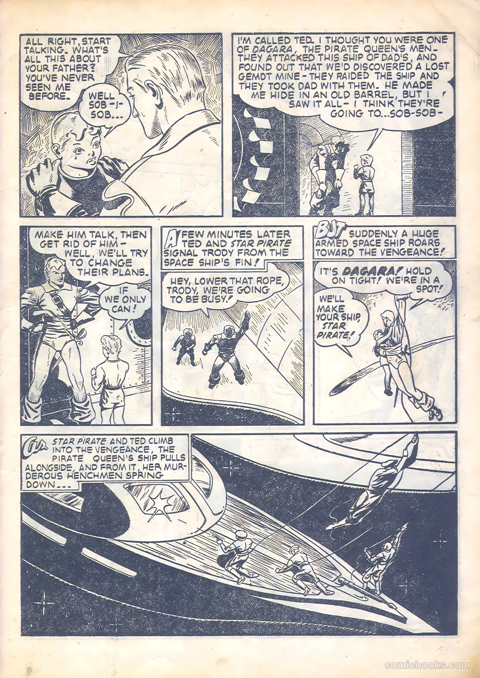 Mars Comics #1 (1951) — page 15 of 28