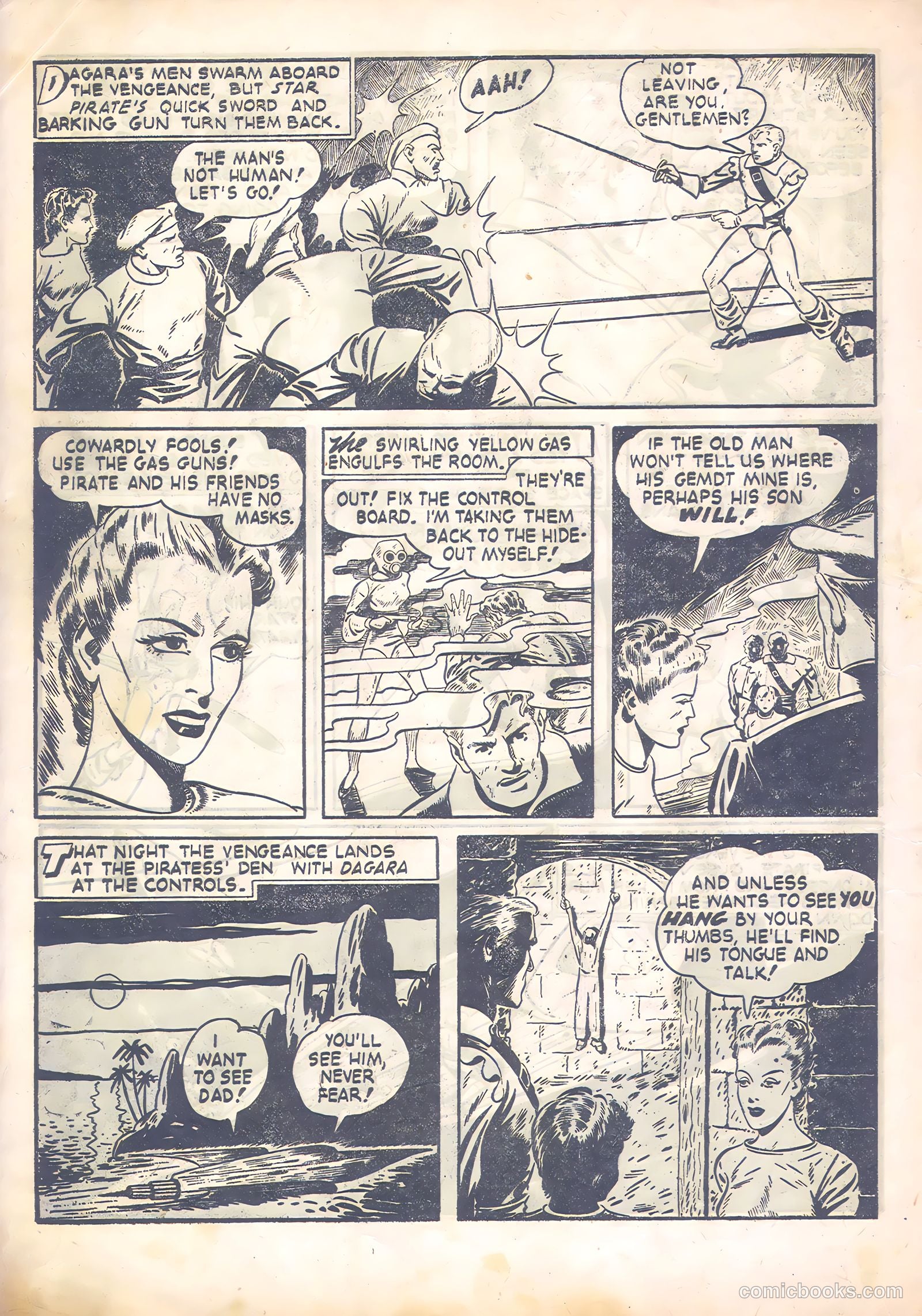 Mars Comics #1 (1951) — page 16 of 28