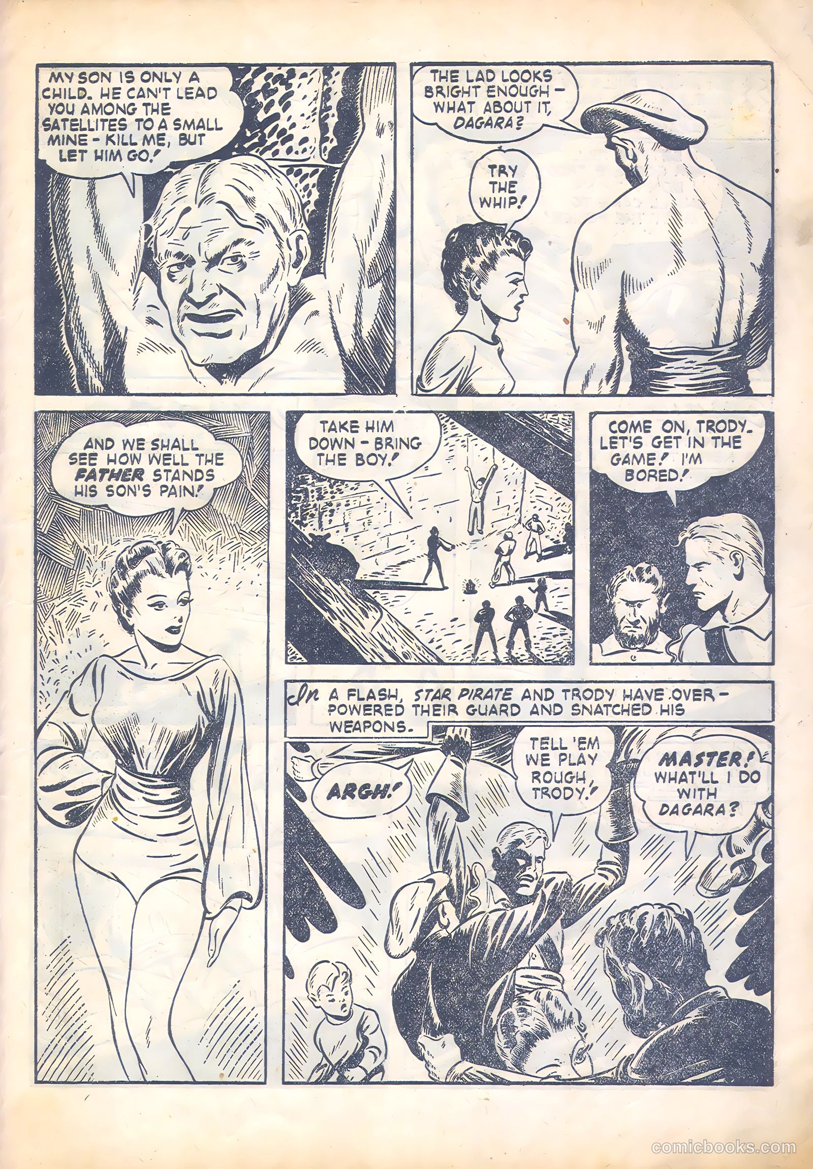 Mars Comics #1 (1951) — page 17 of 28