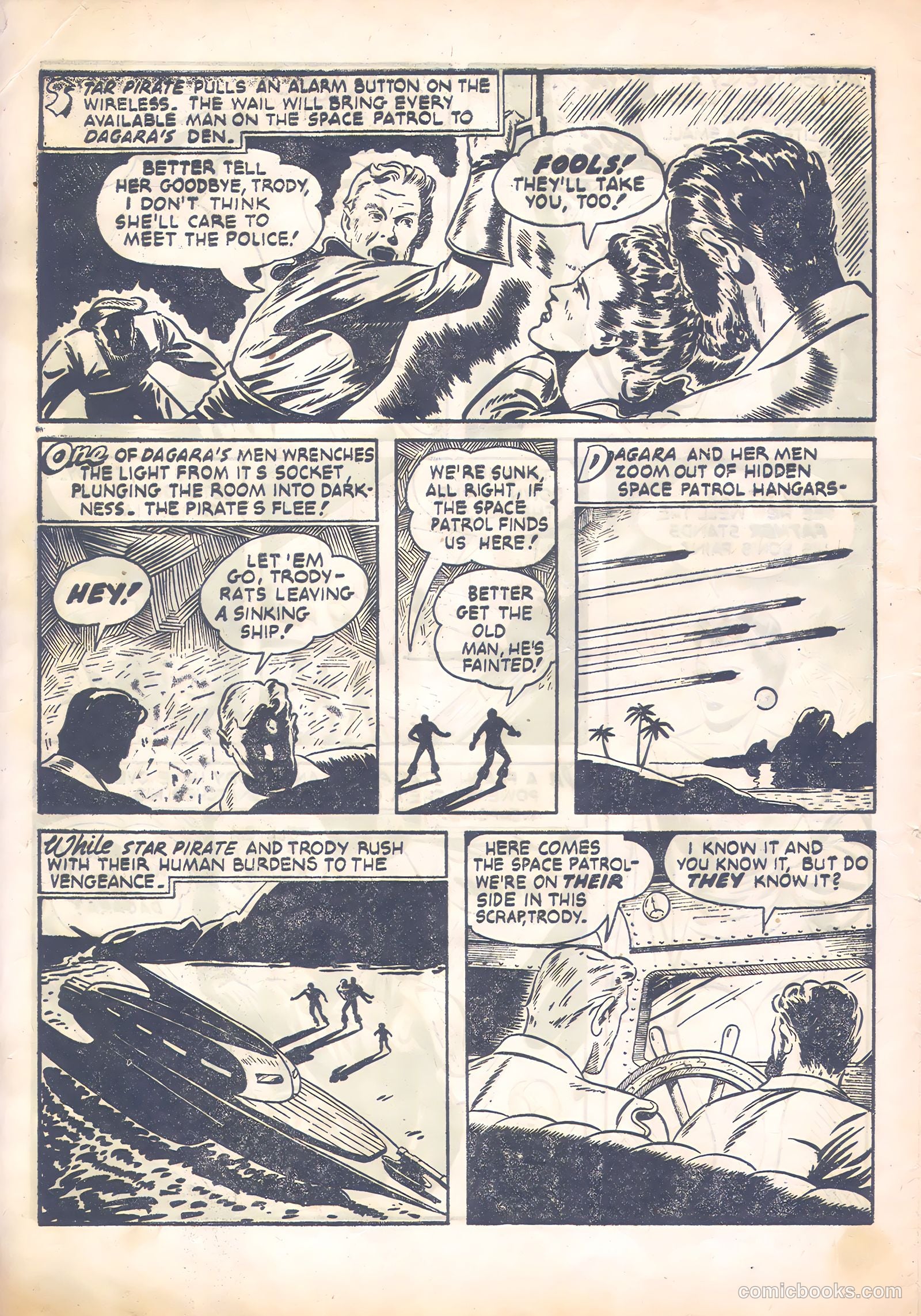 Mars Comics #1 (1951) — page 18 of 28