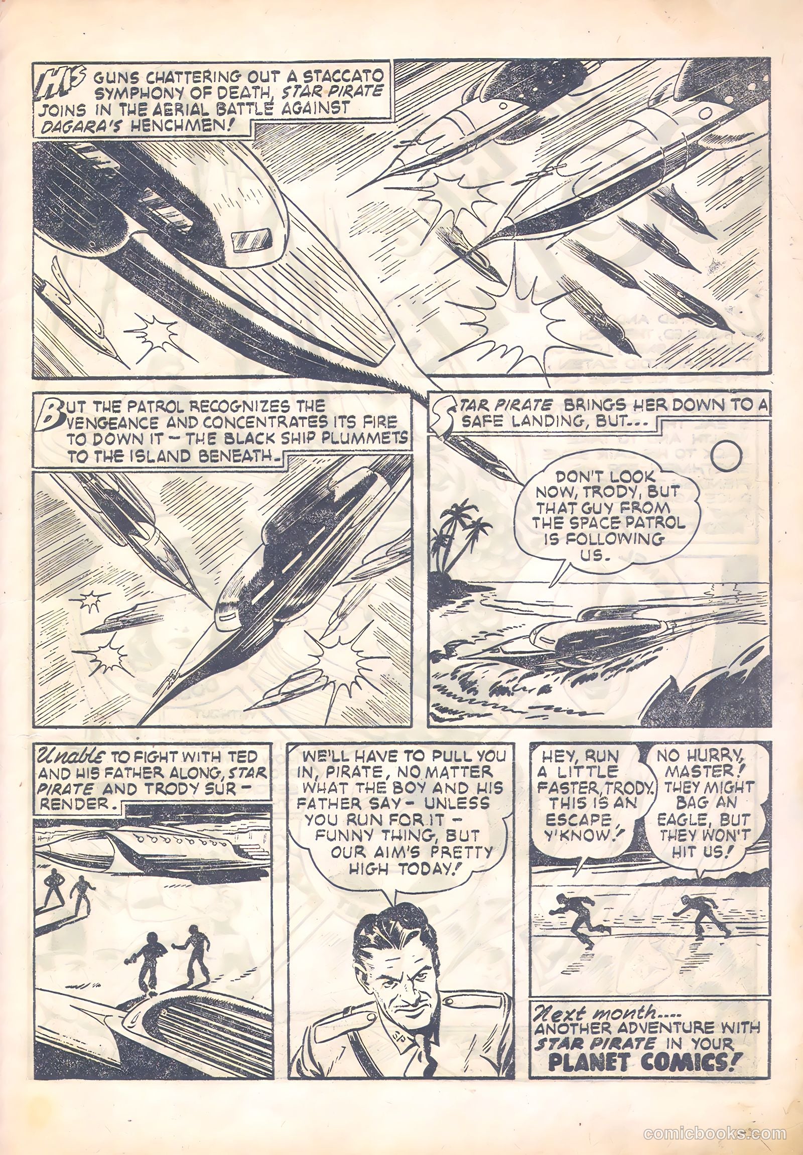 Mars Comics #1 (1951) — page 19 of 28