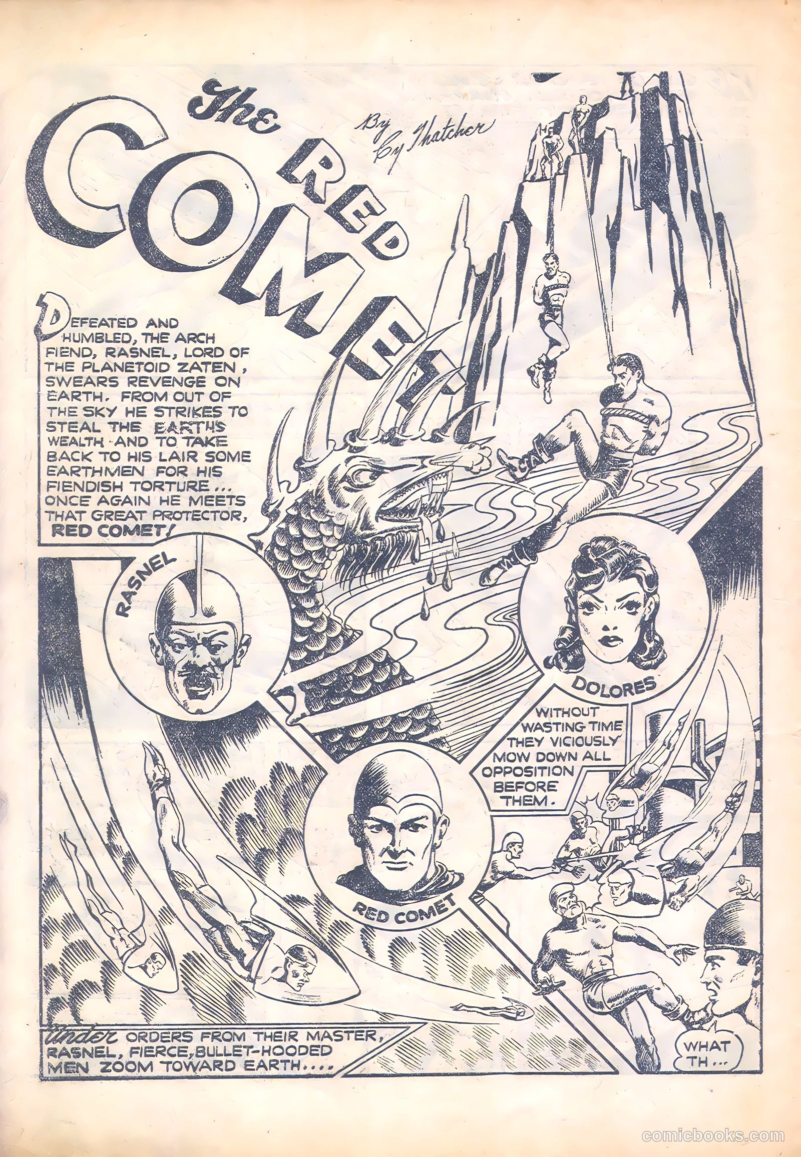 Mars Comics #1 (1951) — page 20 of 28