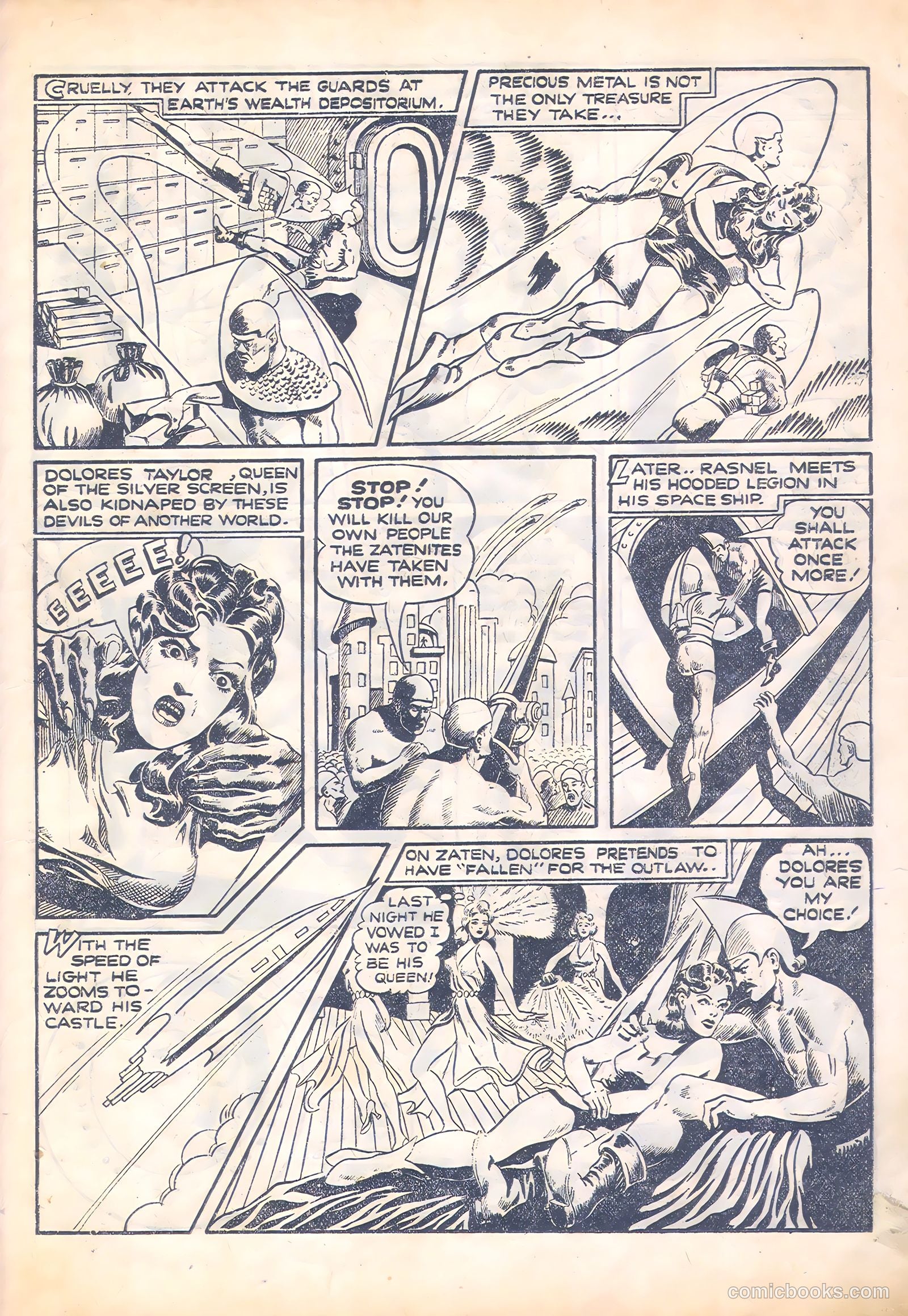Mars Comics #1 (1951) — page 21 of 28