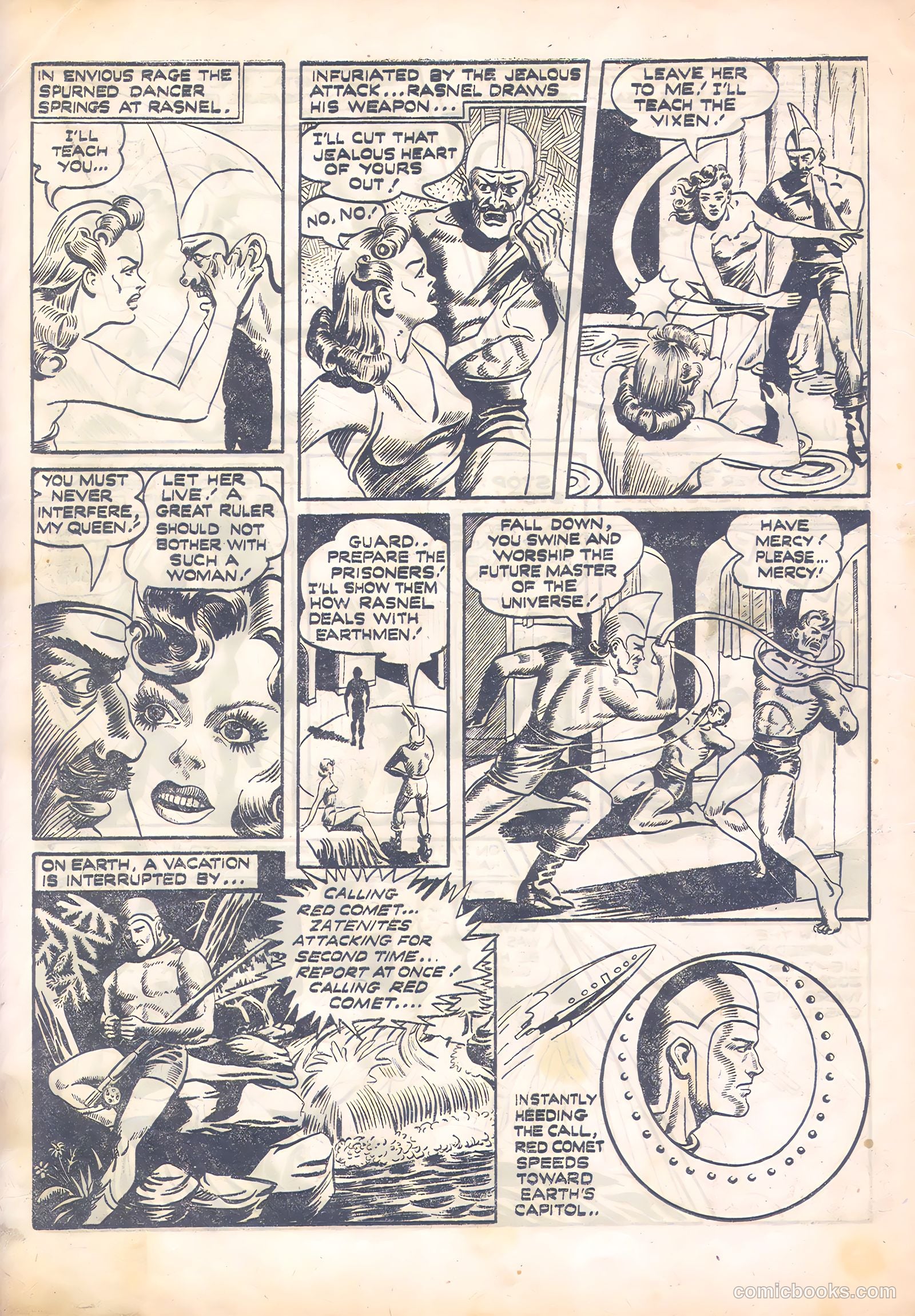 Mars Comics #1 (1951) — page 22 of 28