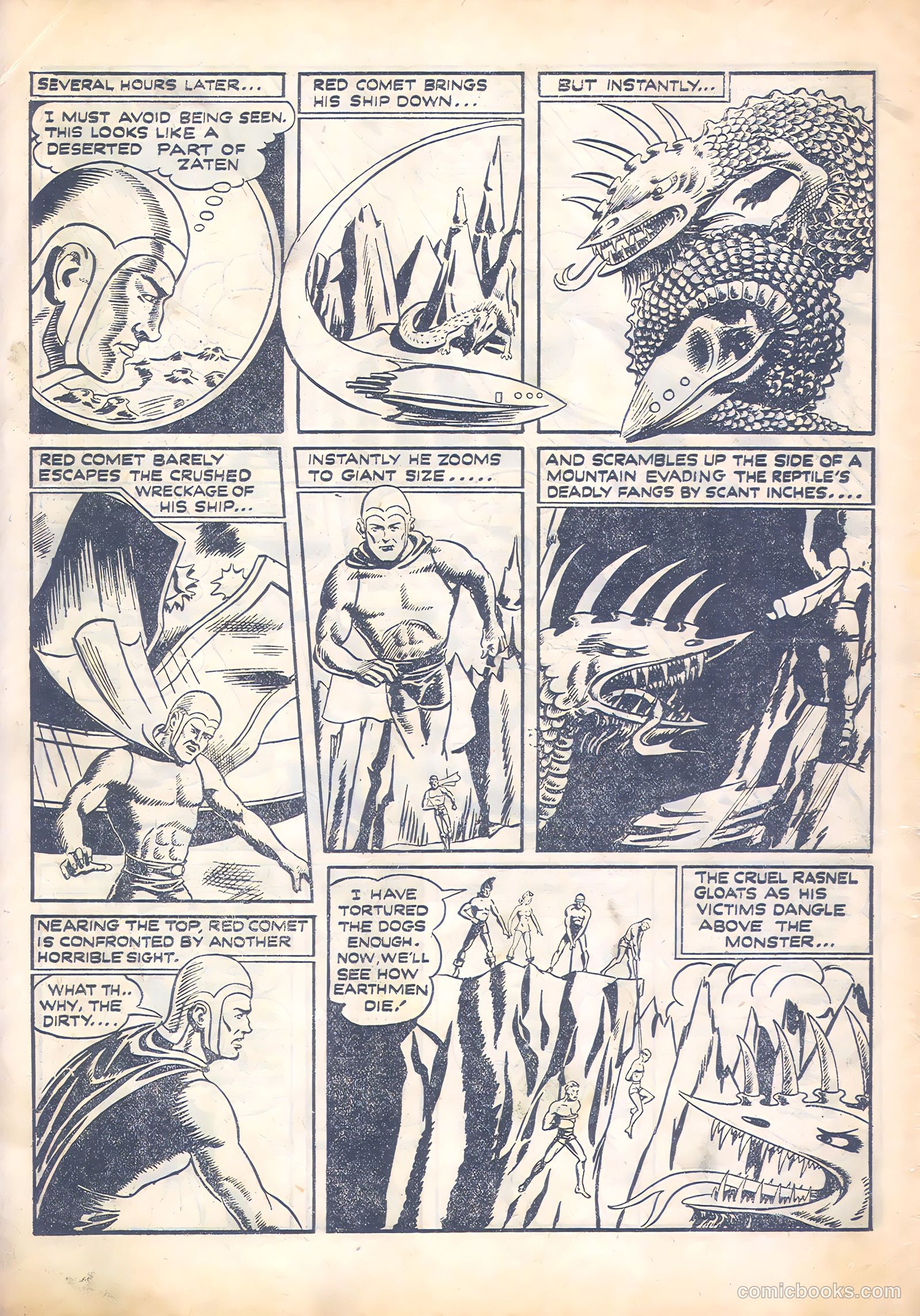 Mars Comics #1 (1951) — page 24 of 28