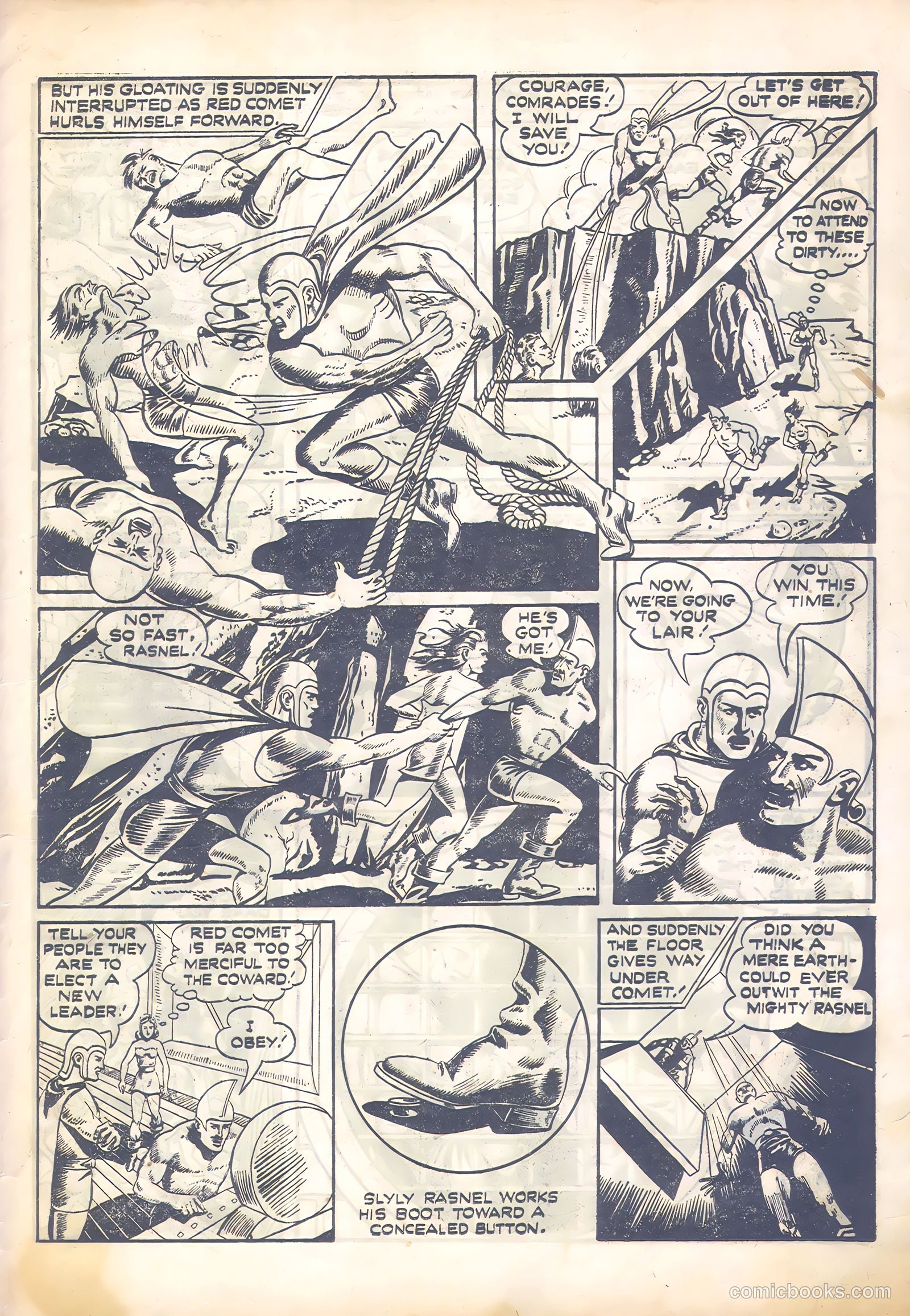 Mars Comics #1 (1951) — page 25 of 28