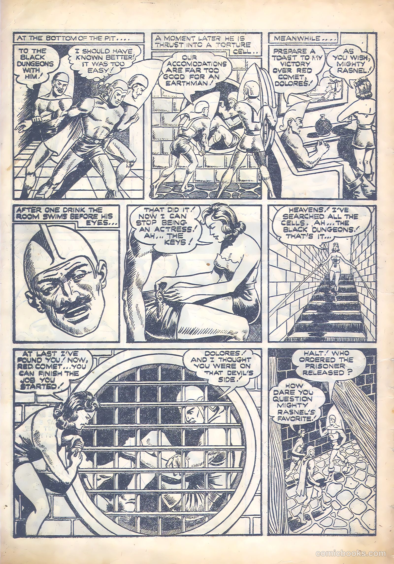 Mars Comics #1 (1951) — page 26 of 28