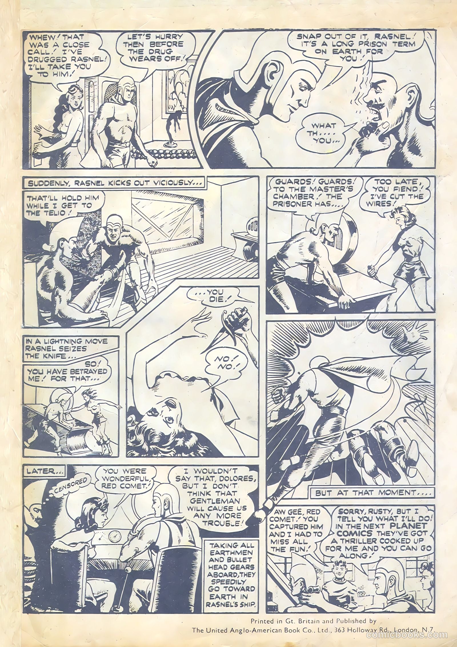 Mars Comics #1 (1951) — page 27 of 28