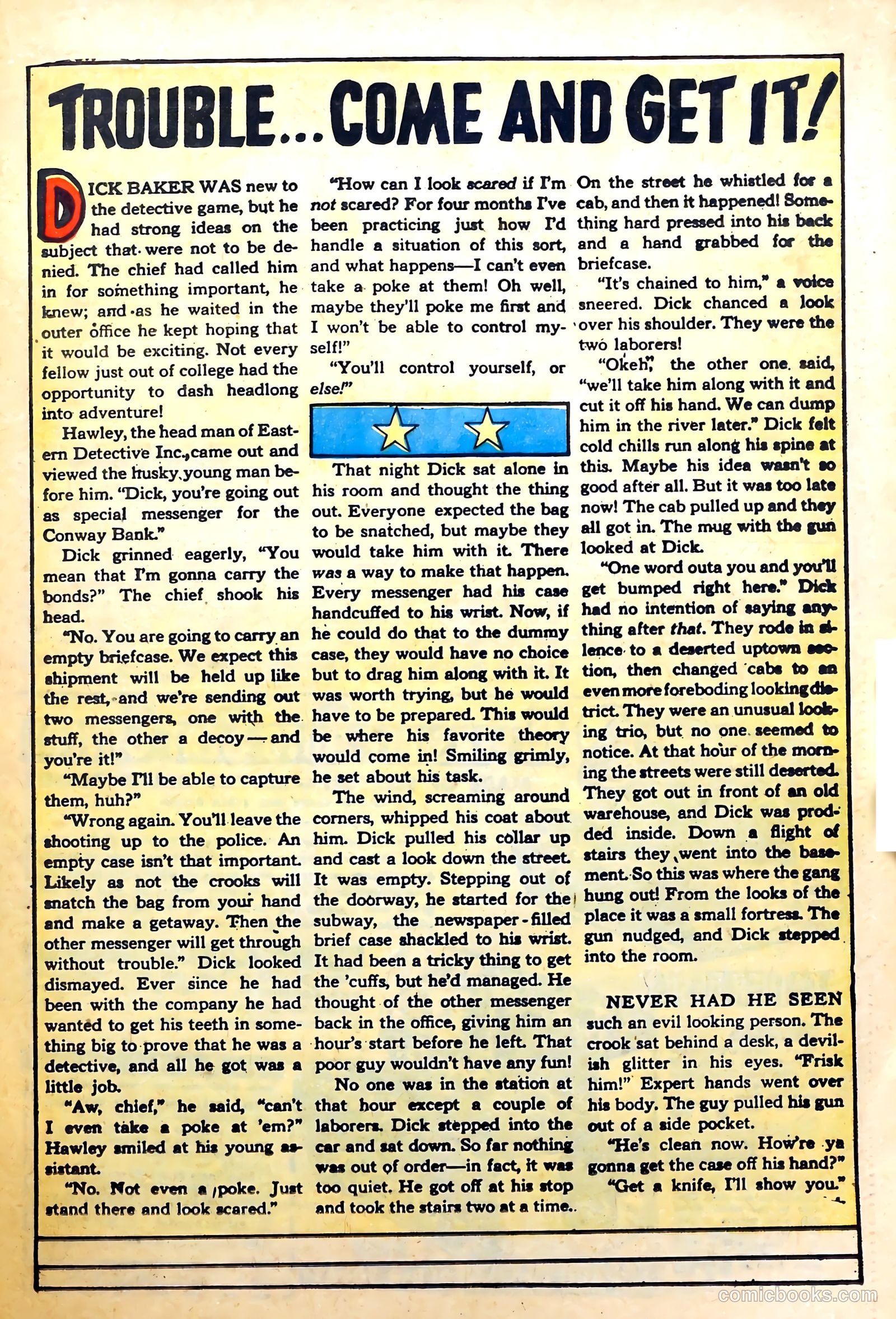 Dick Cole #7 (1948) — page 22 of 37
