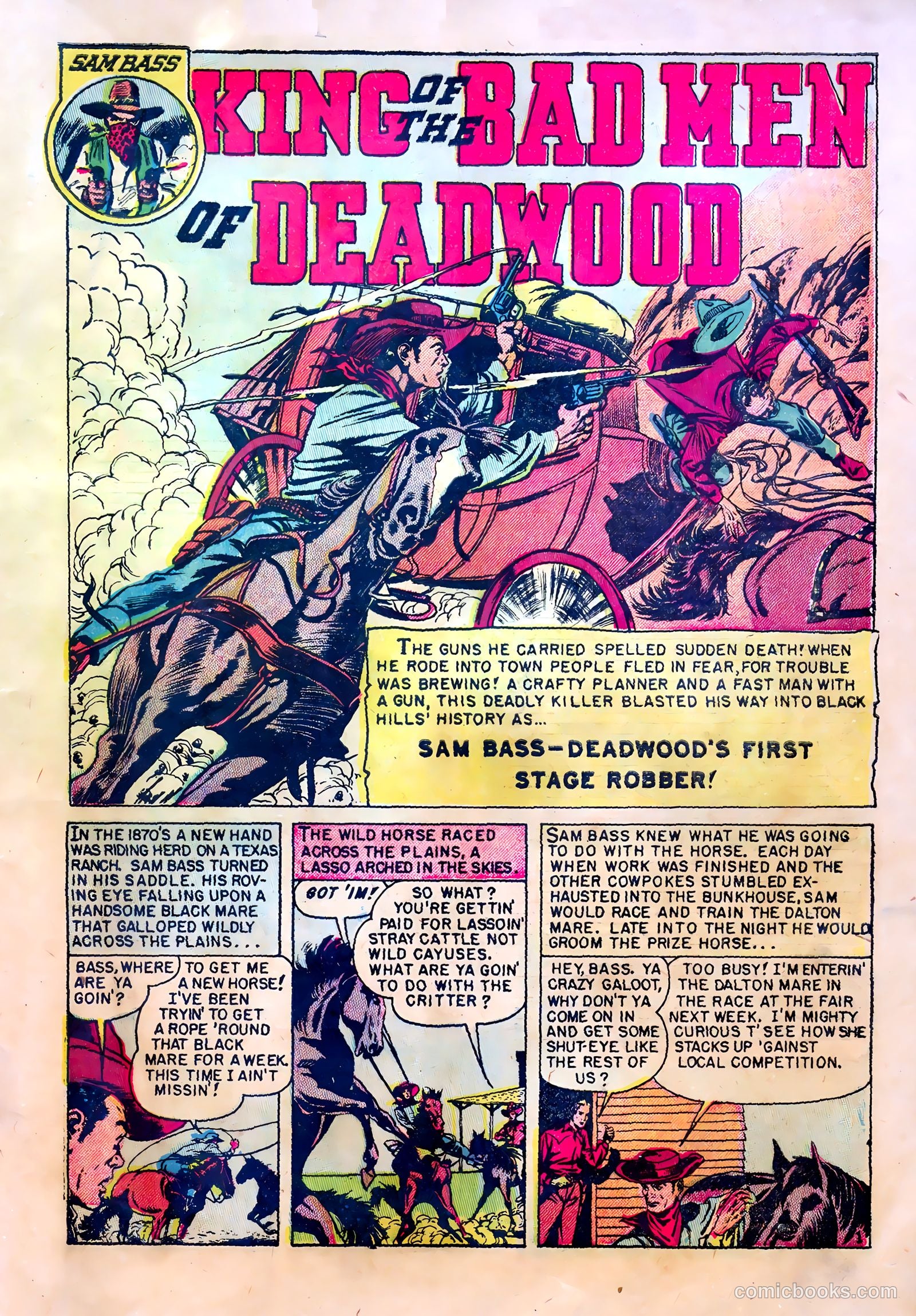 King of the Bad Men of Deadwood #1 (1950) — page 3 of 36