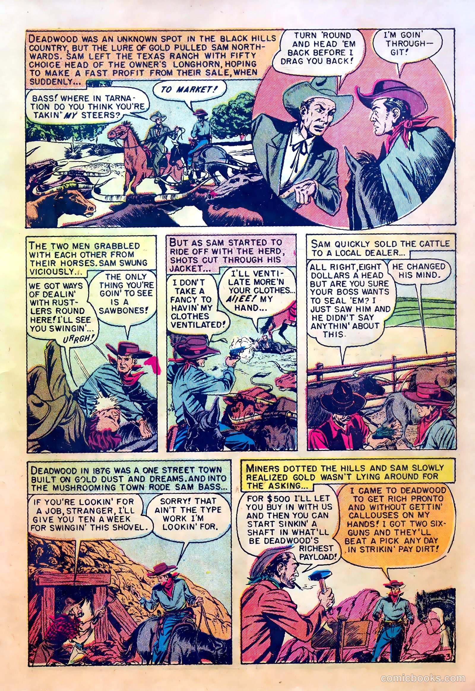 King of the Bad Men of Deadwood #1 (1950) — page 5 of 36