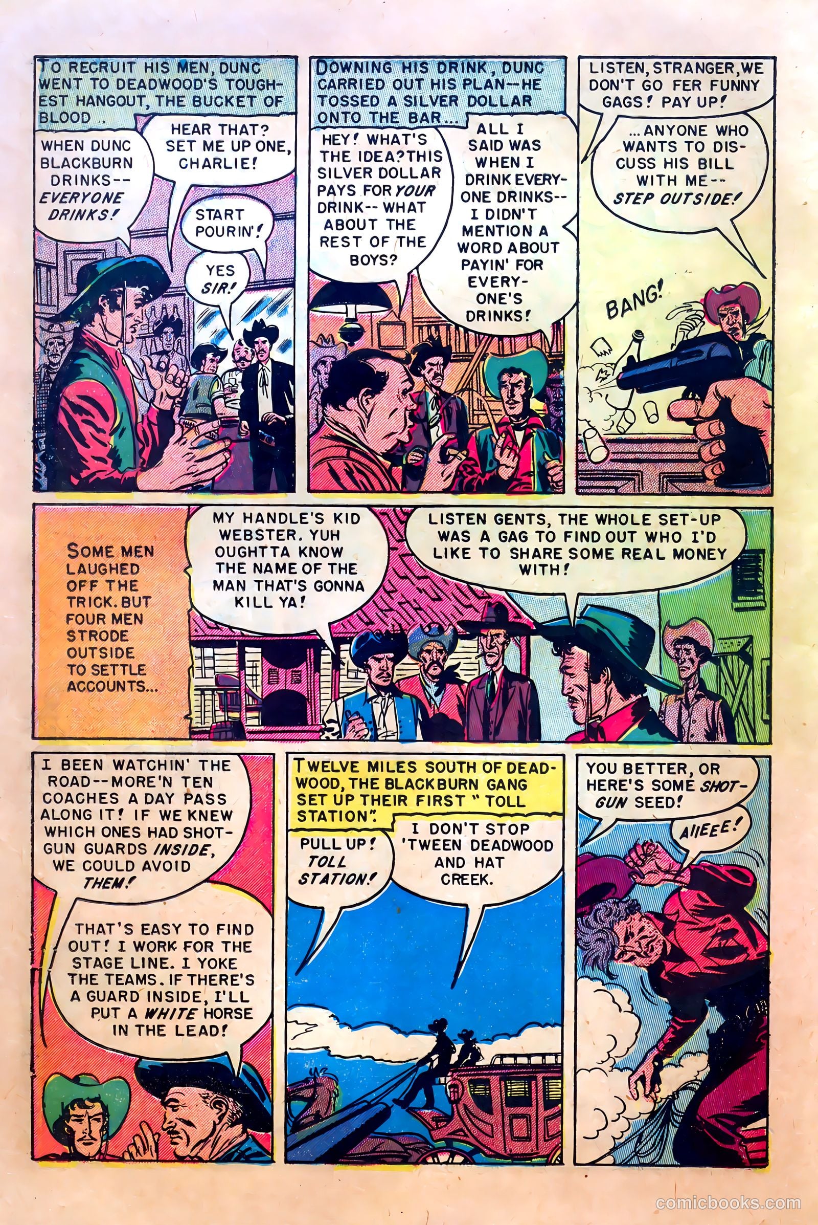 King of the Bad Men of Deadwood #1 (1950) — page 12 of 36