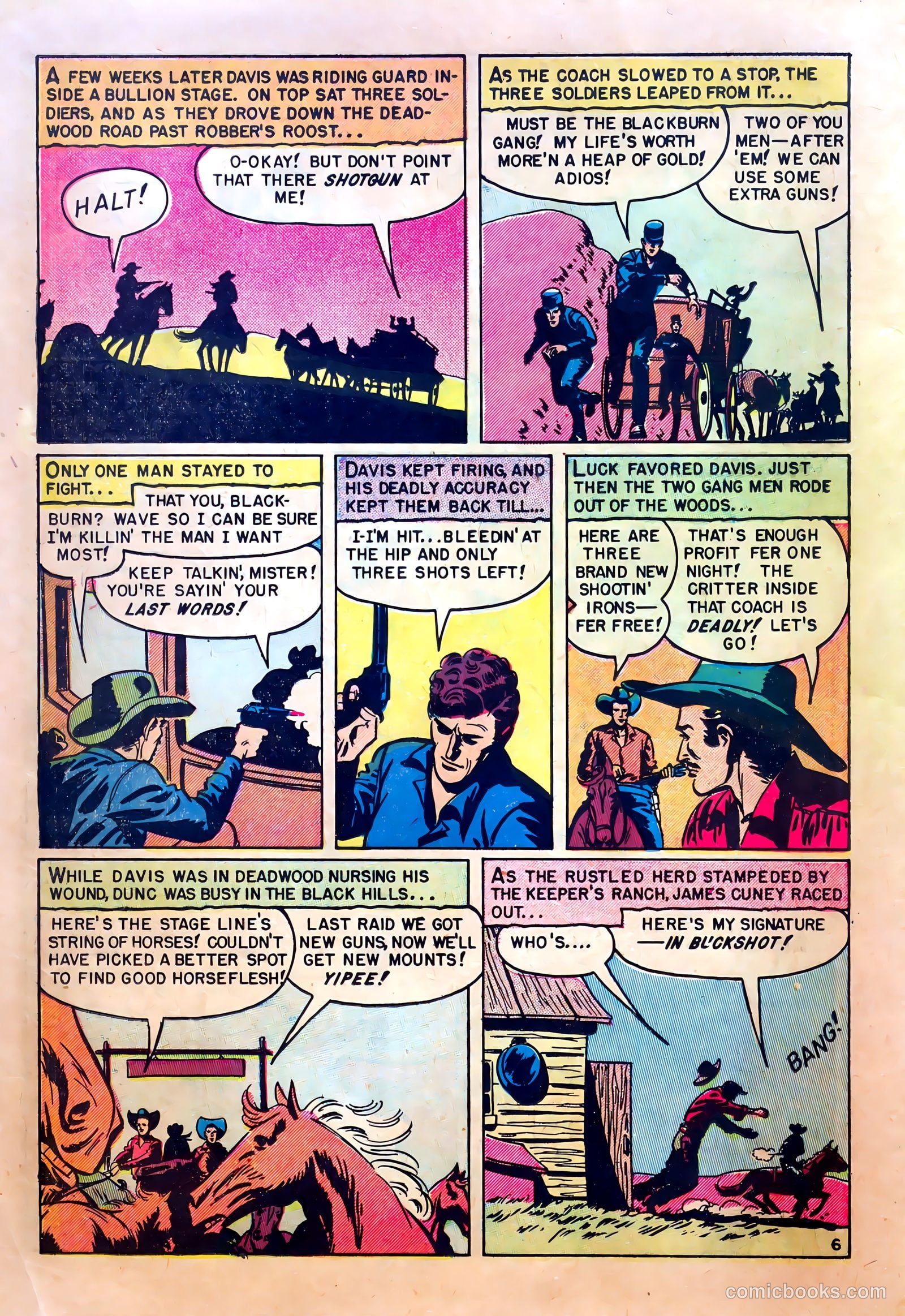 King of the Bad Men of Deadwood #1 (1950) — page 16 of 36