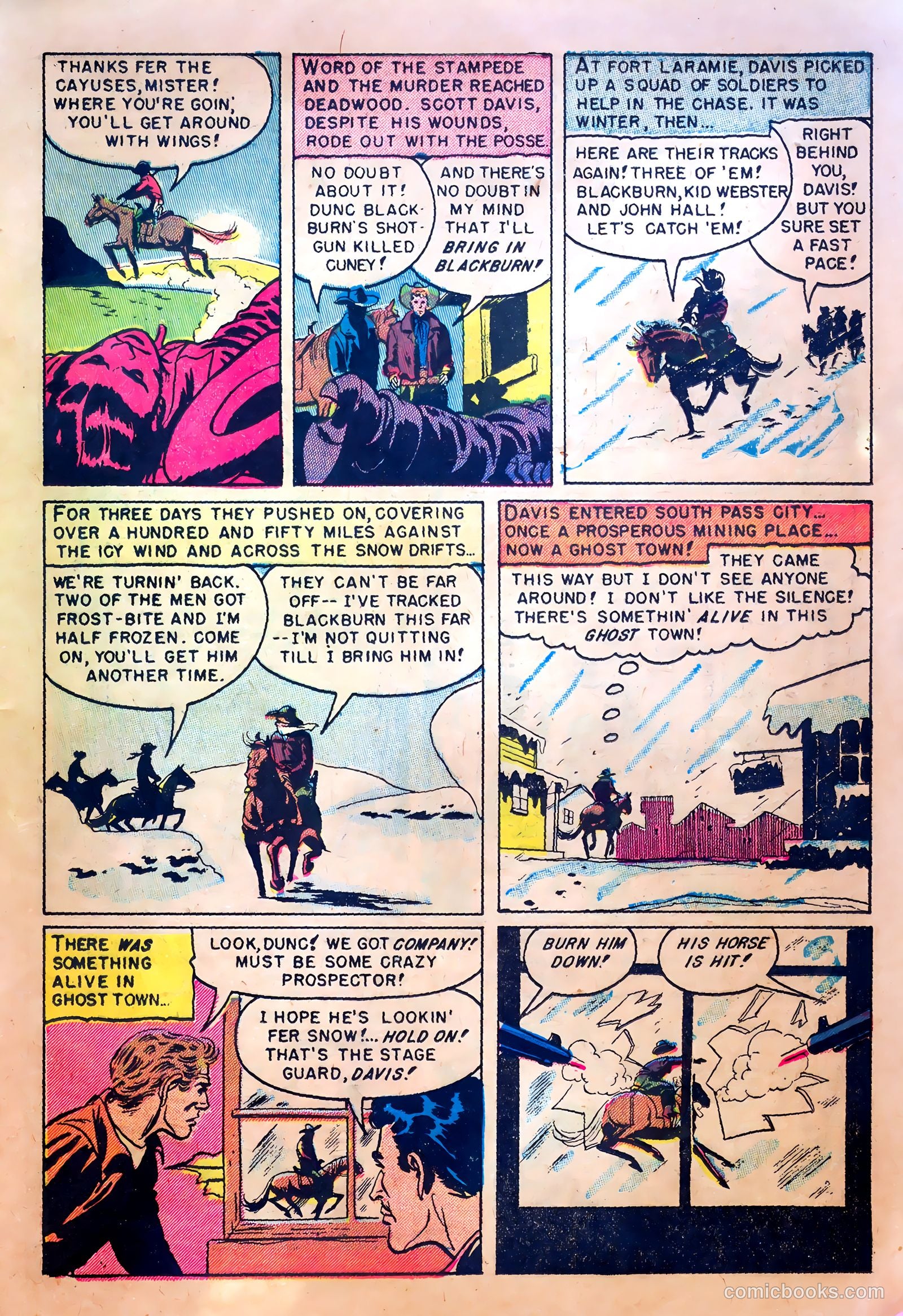 King of the Bad Men of Deadwood #1 (1950) — page 17 of 36