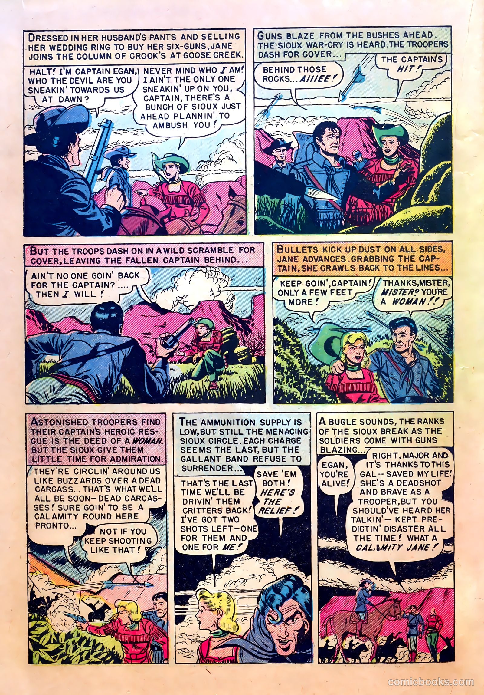 King of the Bad Men of Deadwood #1 (1950) — page 22 of 36