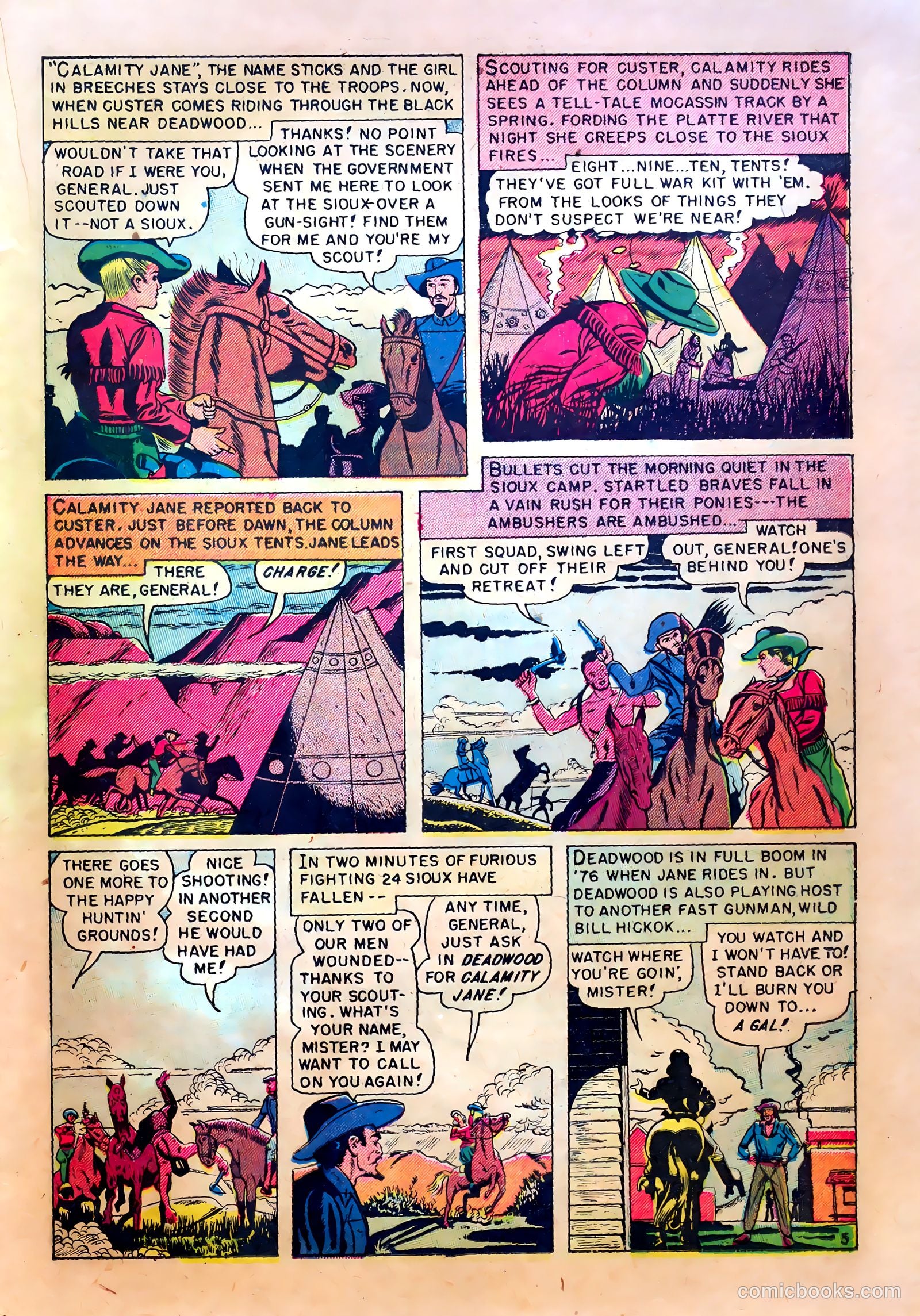 King of the Bad Men of Deadwood #1 (1950) — page 23 of 36