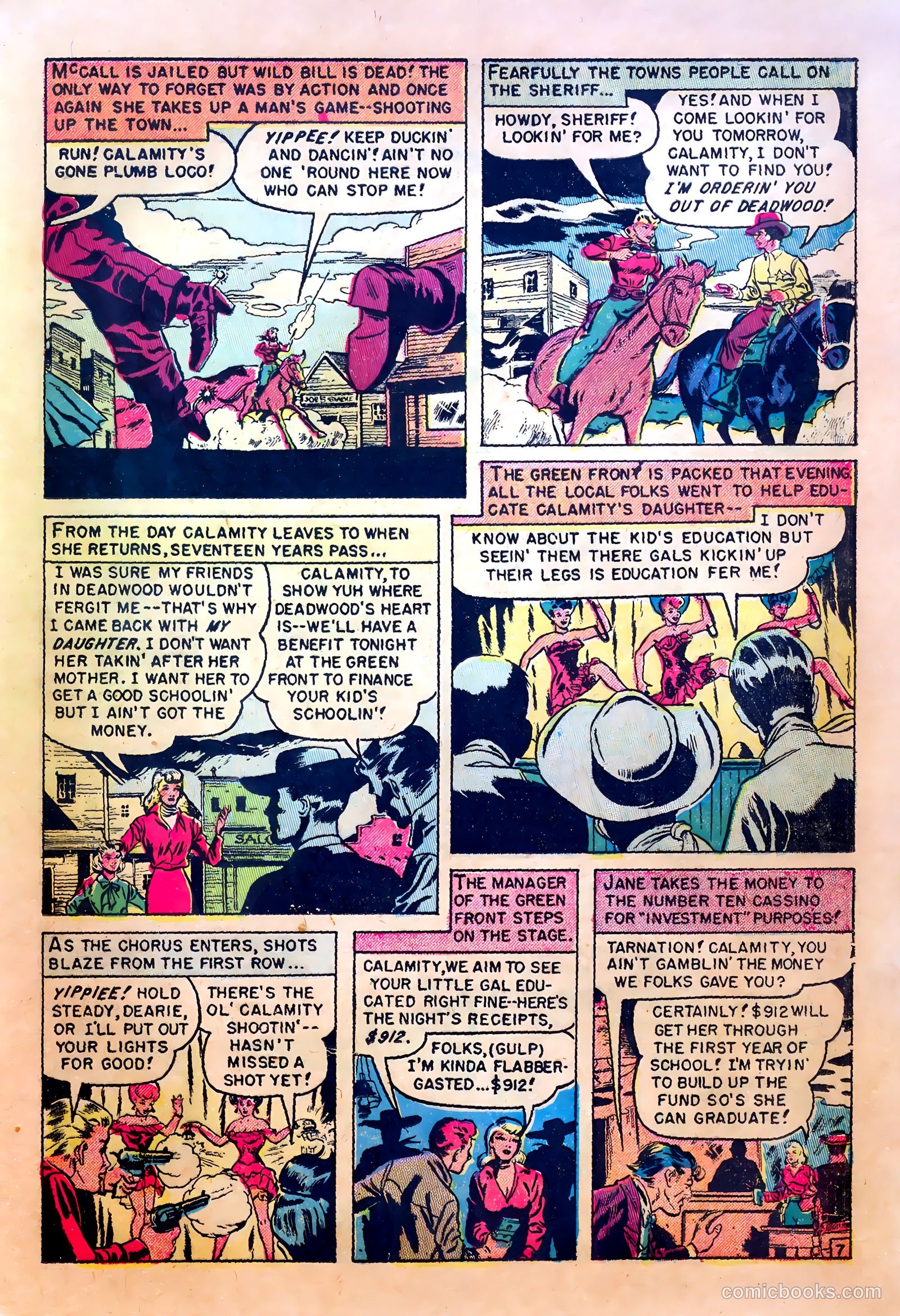 King of the Bad Men of Deadwood #1 (1950) — page 25 of 36