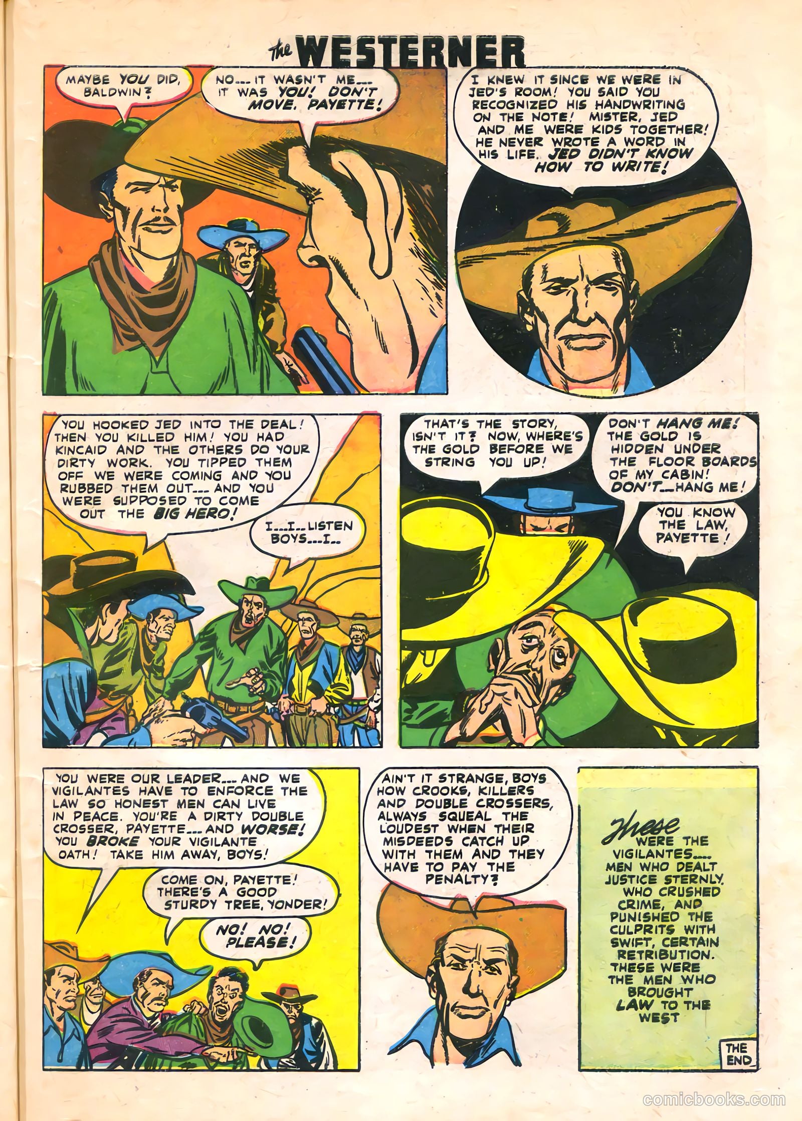 The Westerner Comics #17 (1950) — page 37 of 46