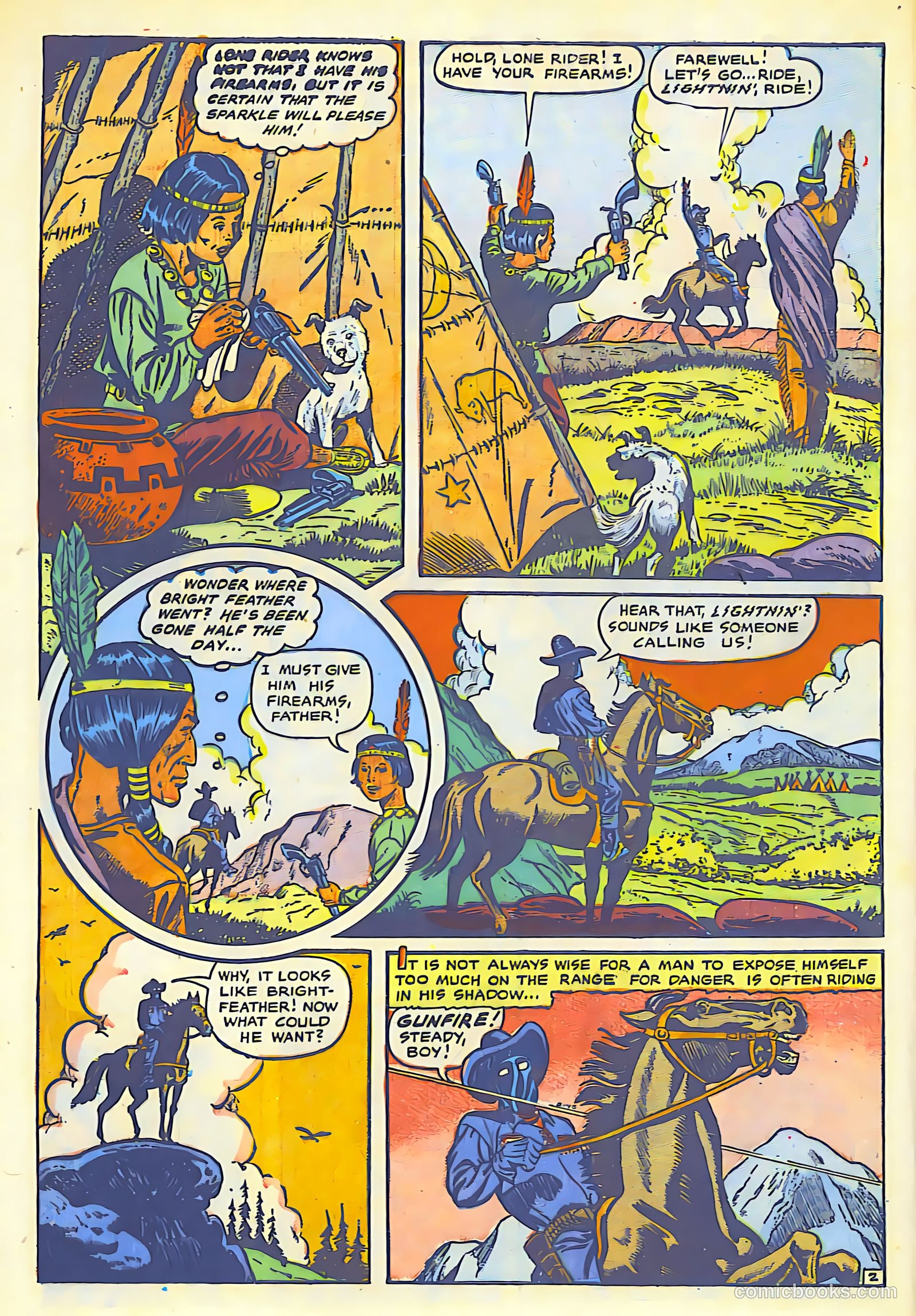 The Lone Rider #1 (1950) — page 4 of 52
