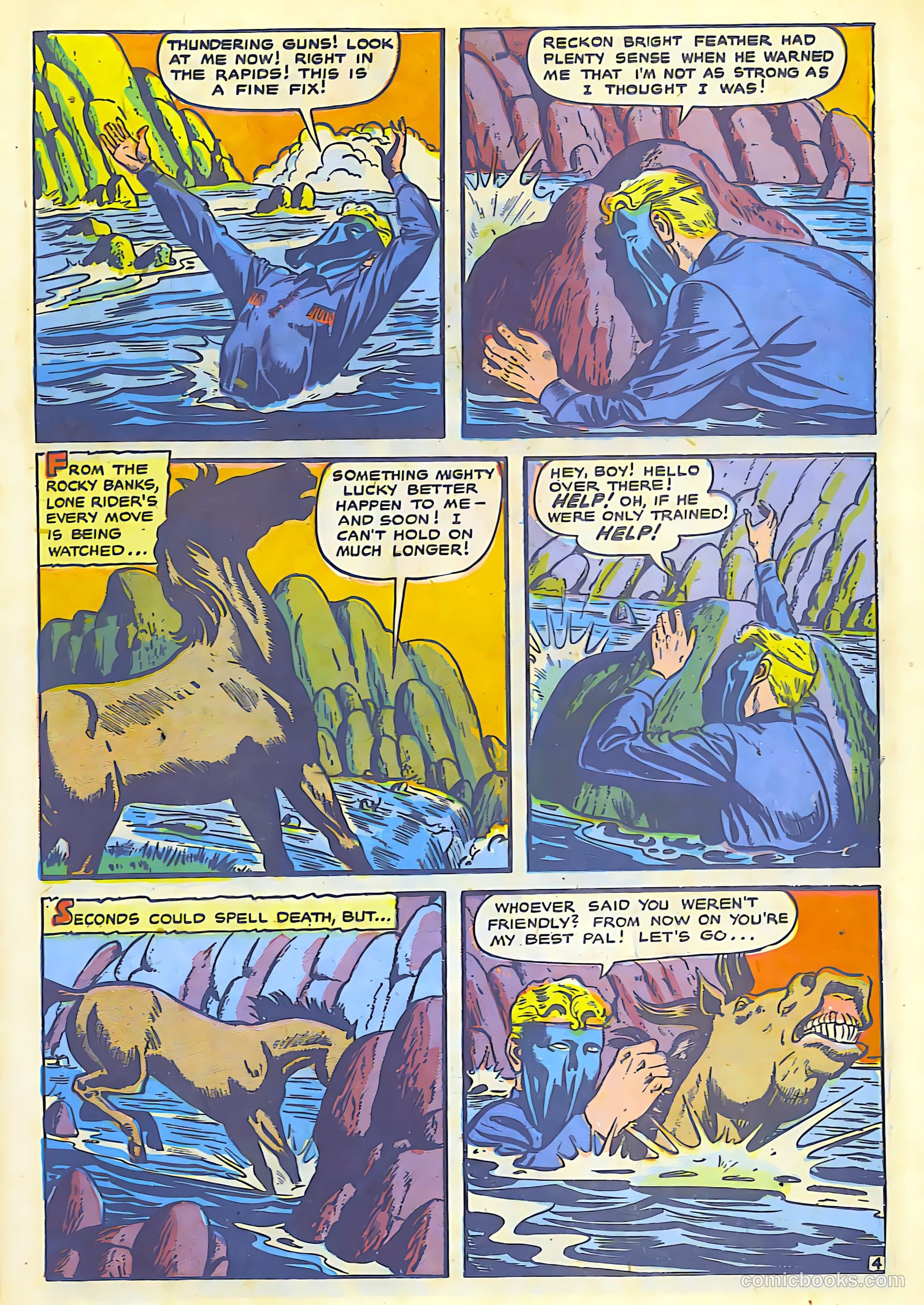 The Lone Rider #1 (1950) — page 19 of 52
