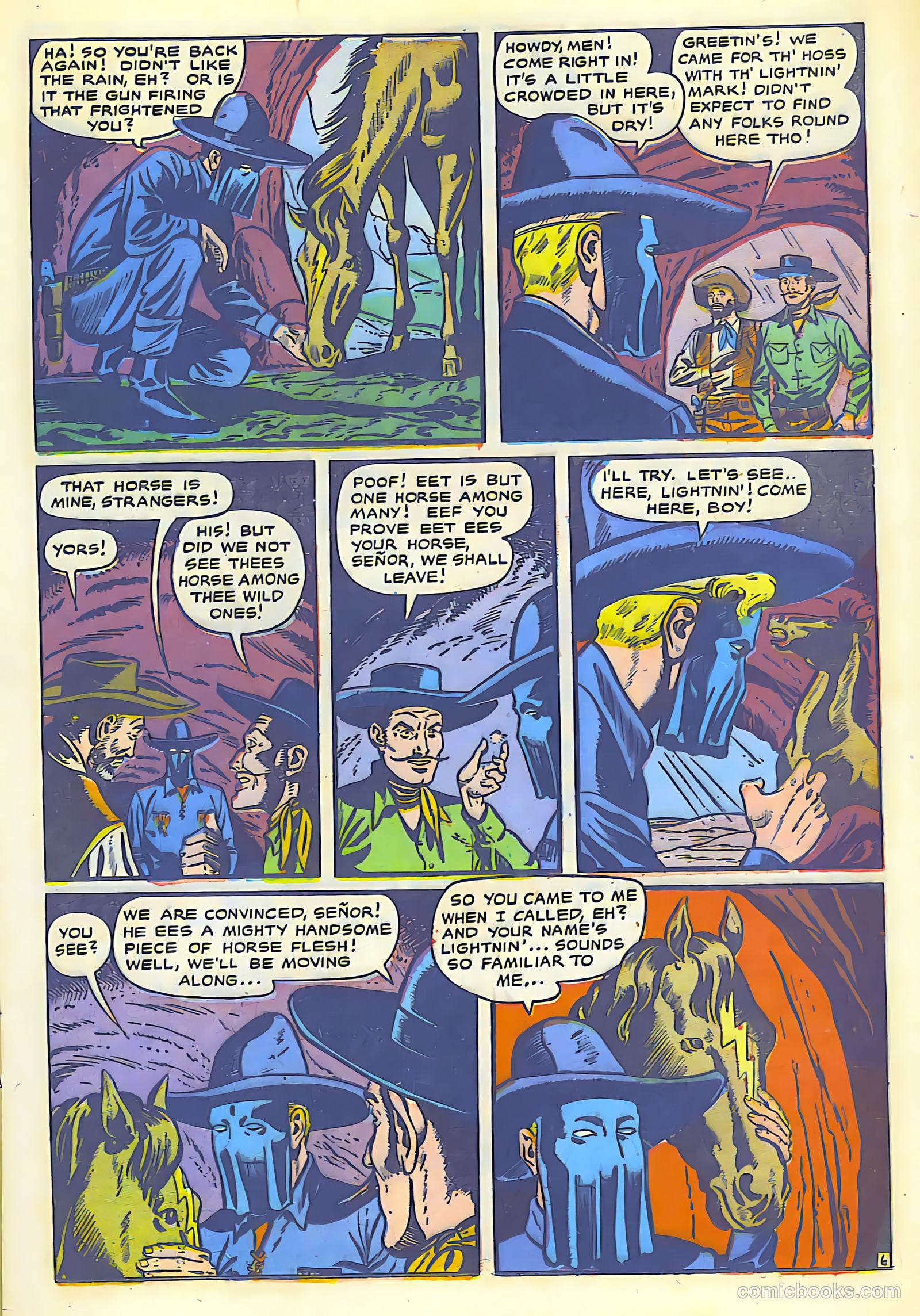 The Lone Rider #1 (1950) — page 21 of 52