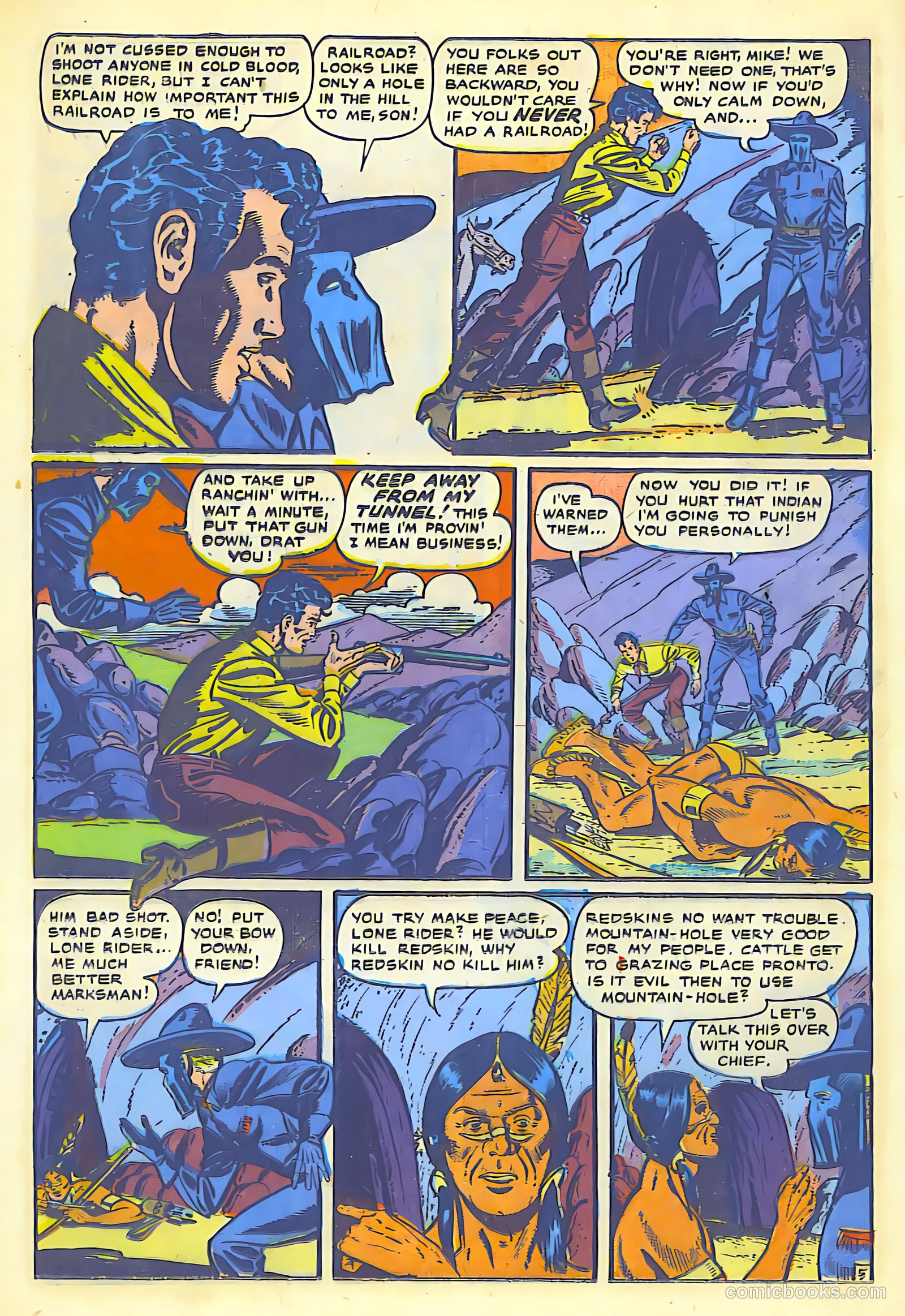 The Lone Rider #1 (1950) — page 30 of 52