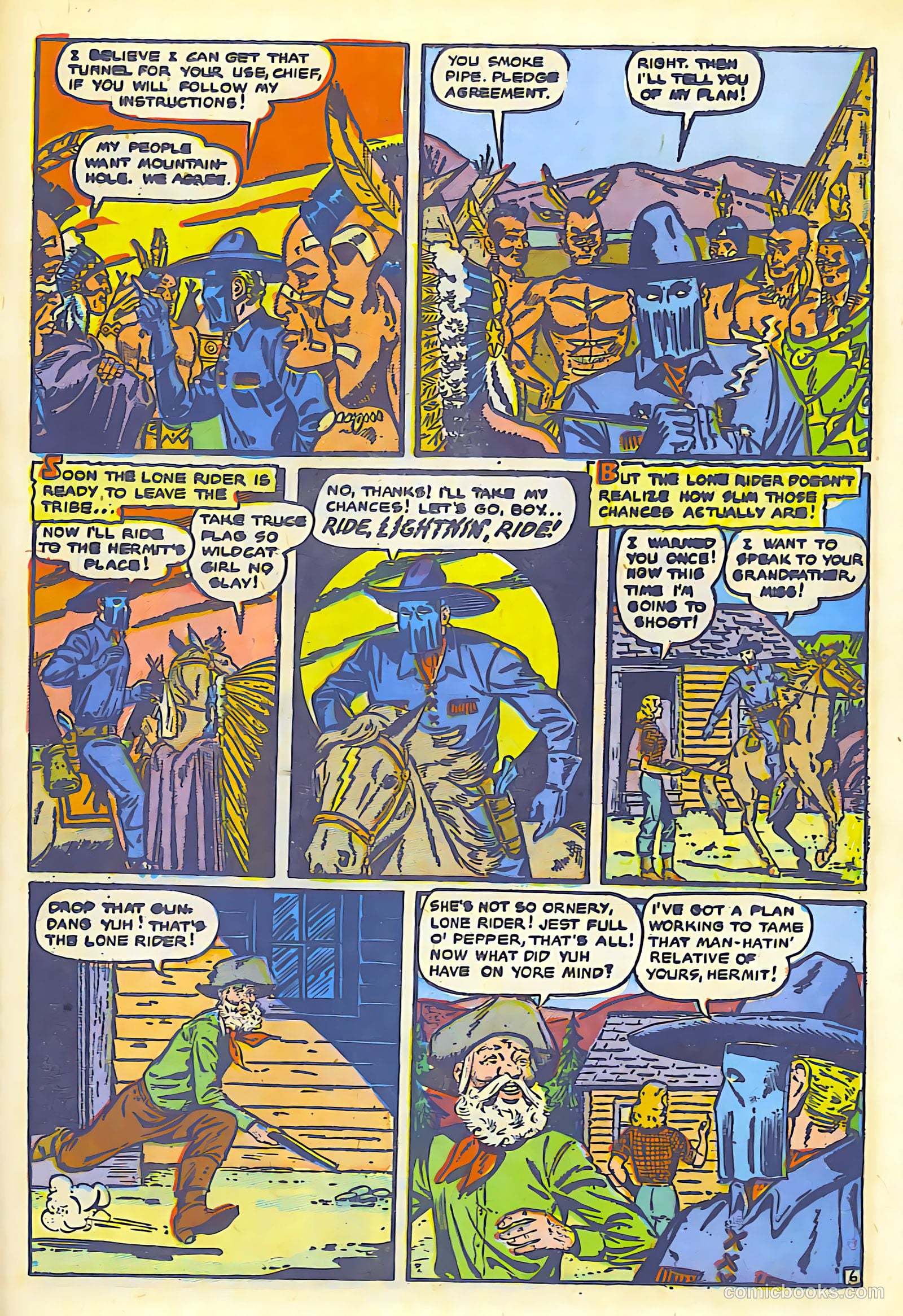The Lone Rider #1 (1950) — page 31 of 52