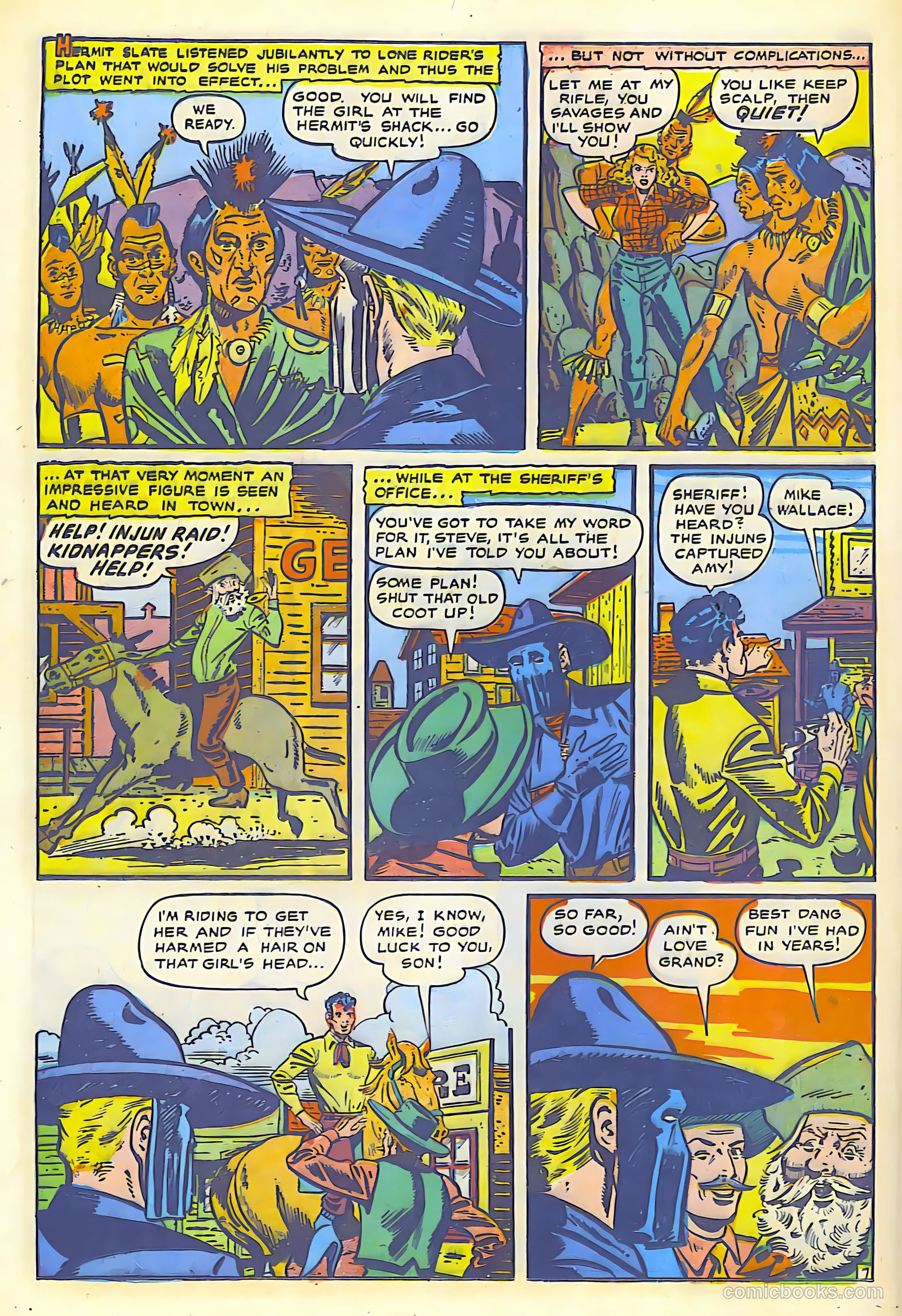 The Lone Rider #1 (1950) — page 32 of 52