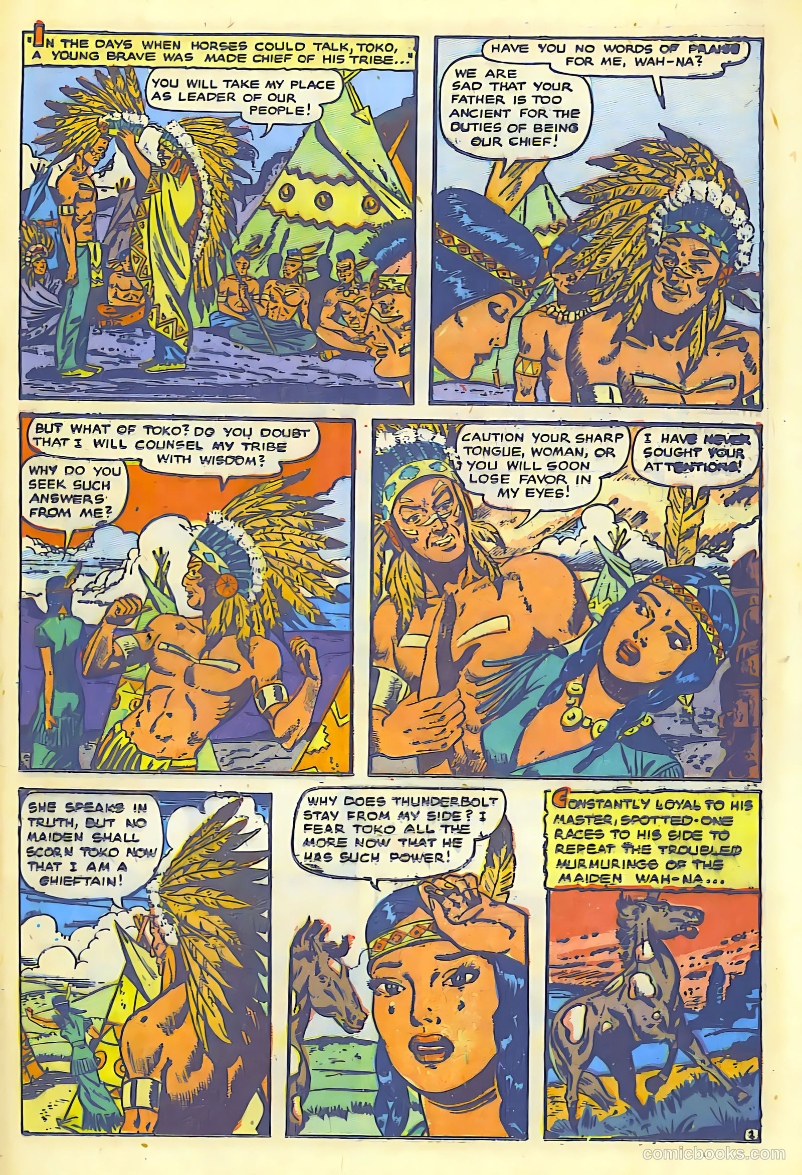 The Lone Rider #1 (1950) — page 35 of 52