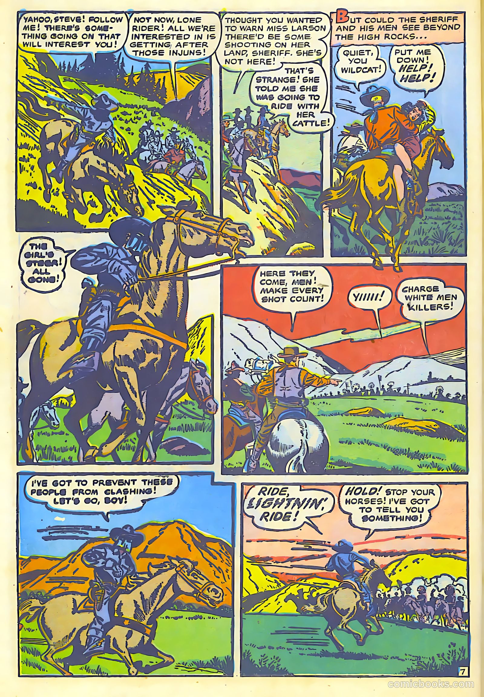 The Lone Rider #1 (1950) — page 46 of 52