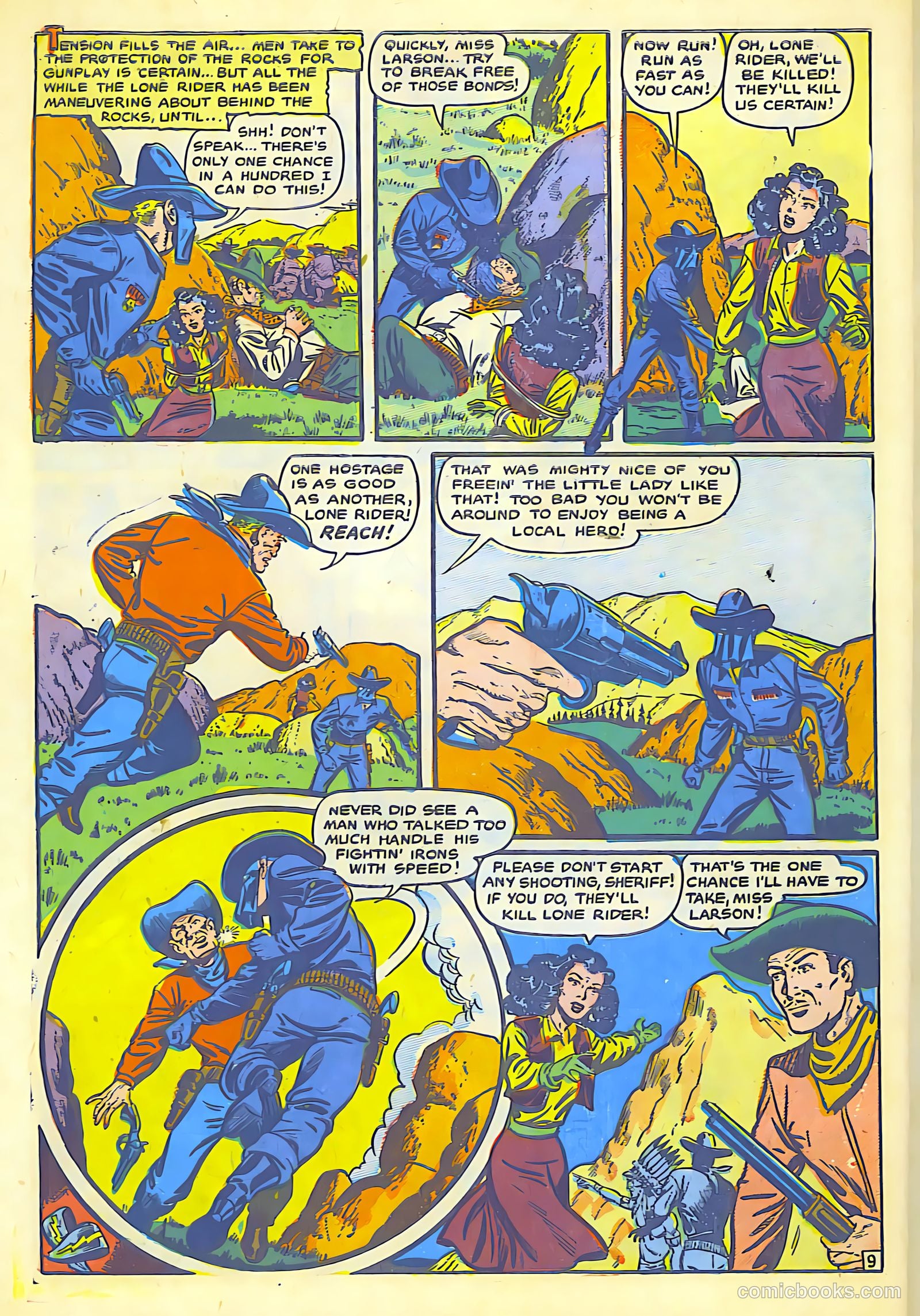 The Lone Rider #1 (1950) — page 48 of 52