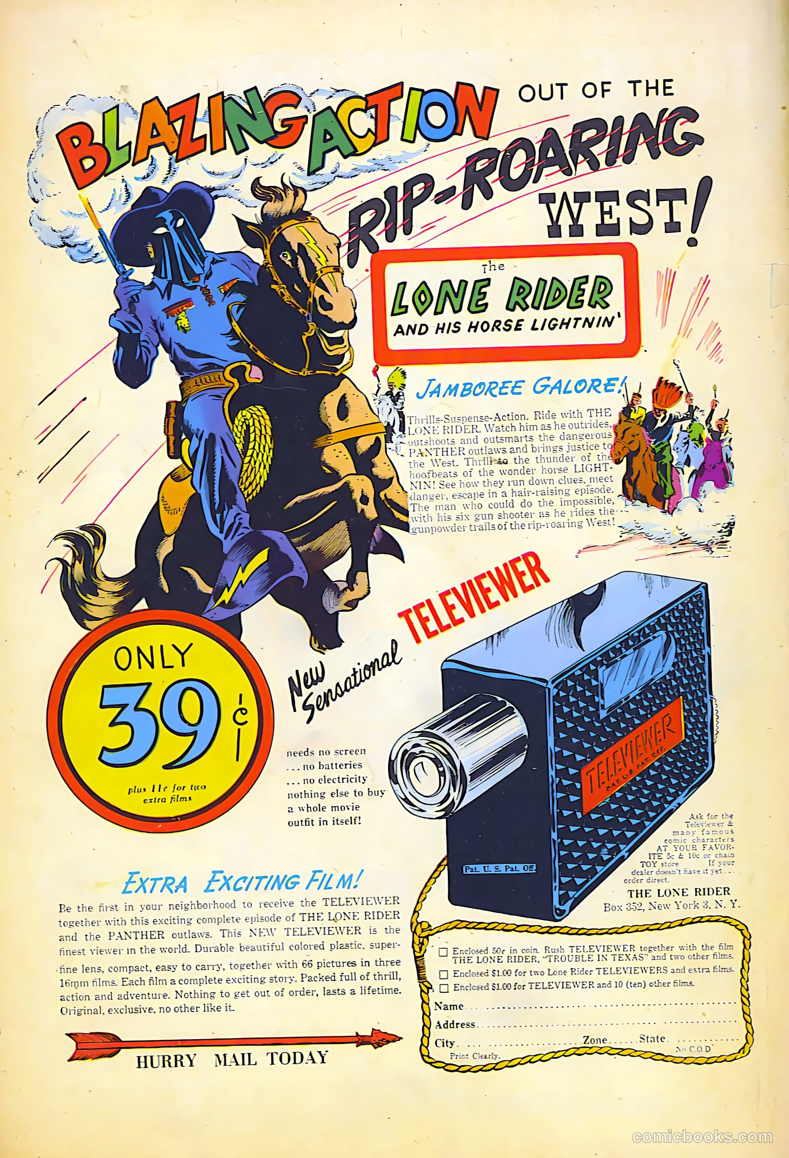 The Lone Rider #1 (1950) — page 52 of 52