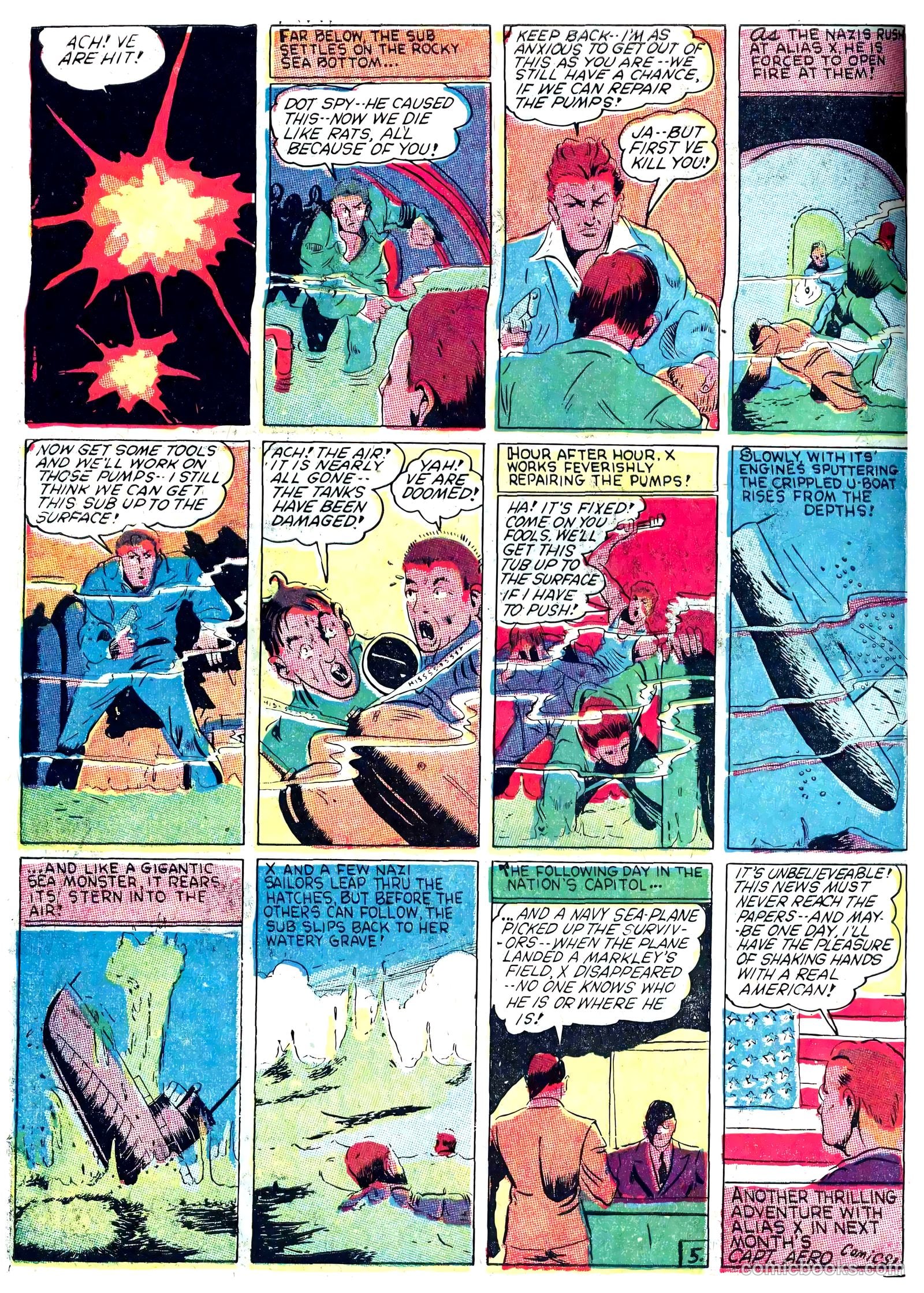 Captain Aero Comics #4 (1941) — page 16 of 68