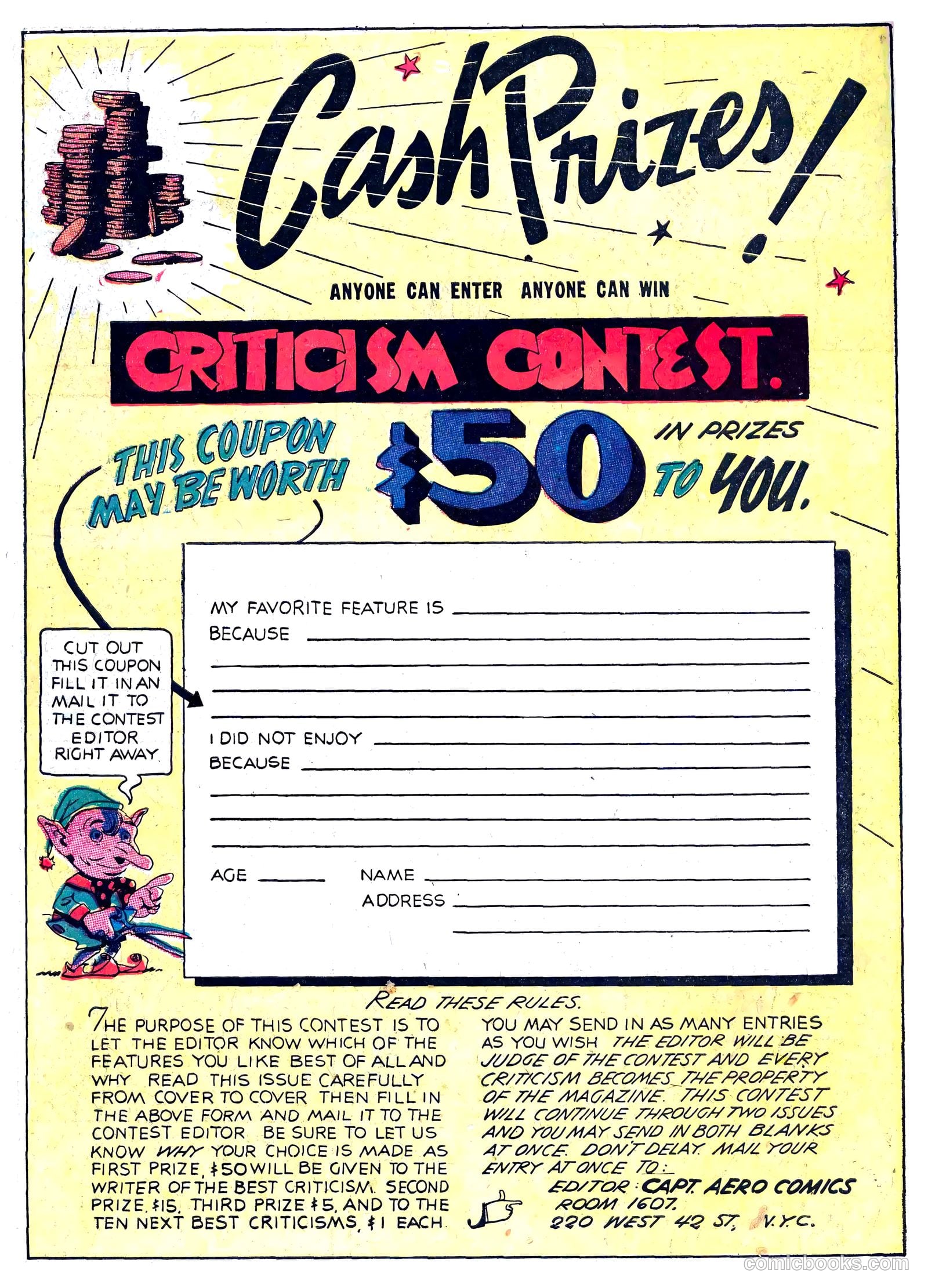 Captain Aero Comics #4 (1941) — page 66 of 68