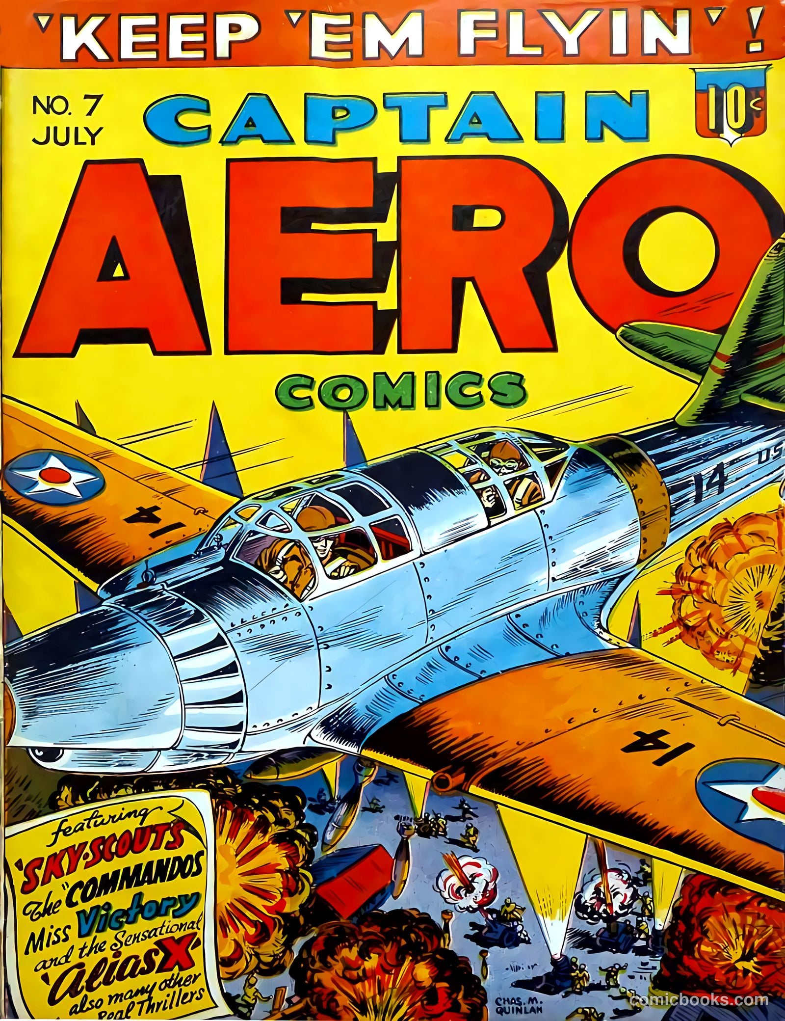 Captain Aero Comics #7