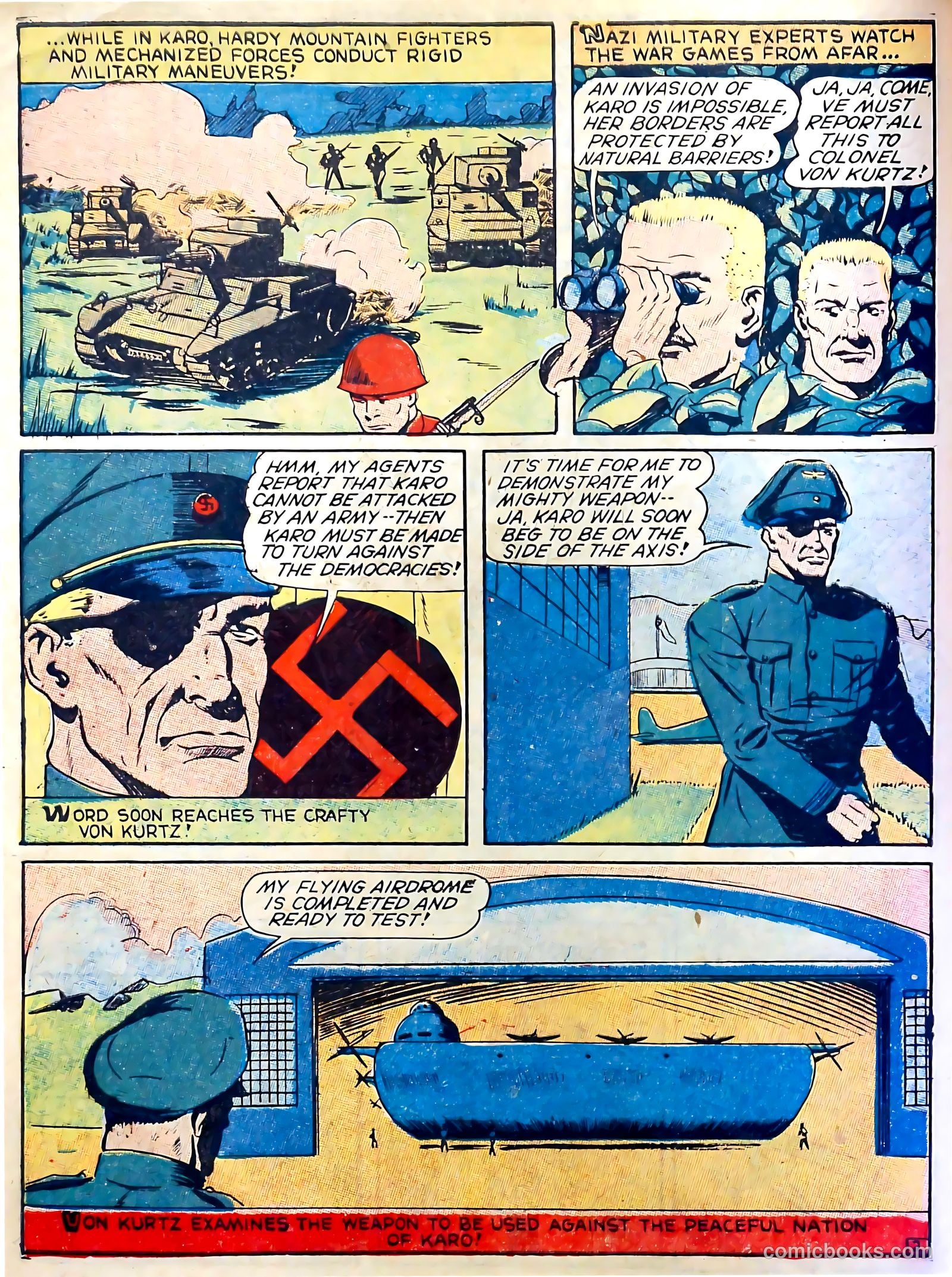 Captain Aero Comics #7 (1941) — page 4 of 68