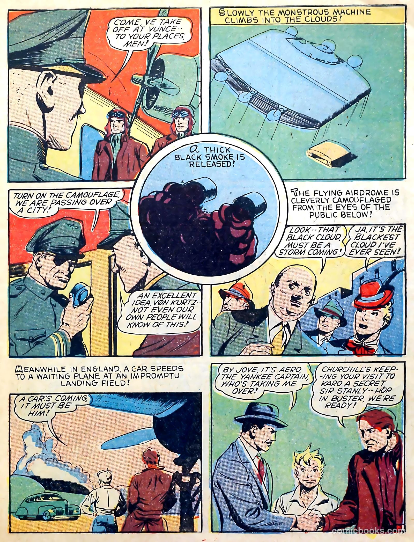 Captain Aero Comics #7 (1941) — page 5 of 68