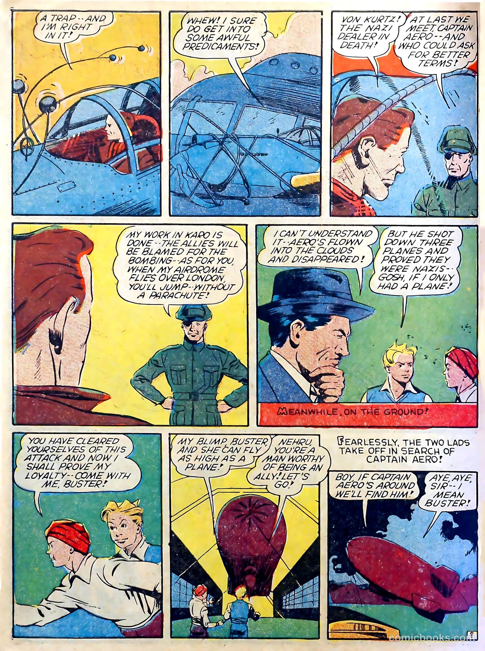 Captain Aero Comics #7 (1941) — page 10 of 68