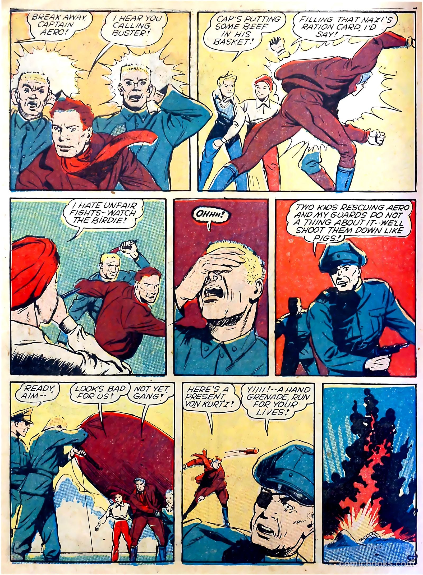 Captain Aero Comics #7 (1941) — page 12 of 68