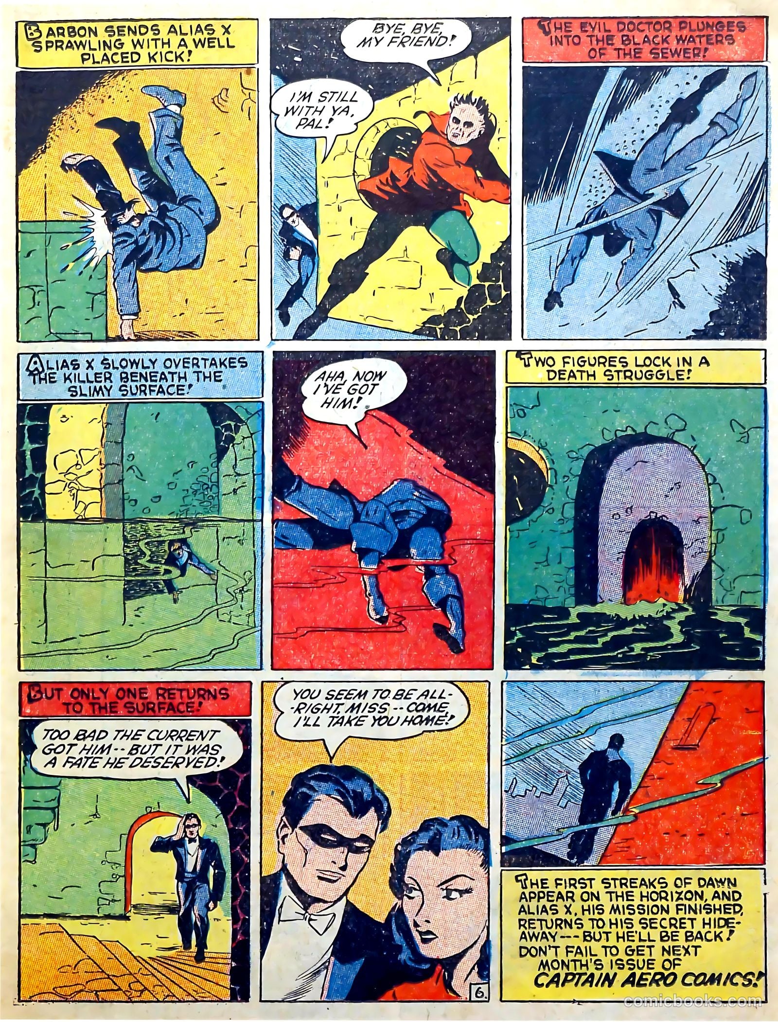 Captain Aero Comics #7 (1941) — page 19 of 68