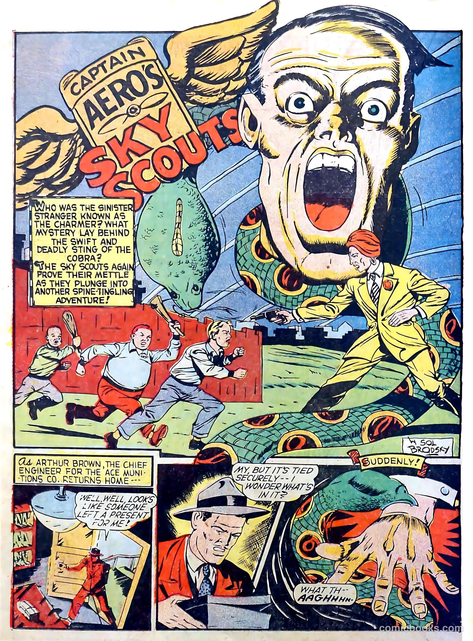 Captain Aero Comics #7 (1941) — page 40 of 68