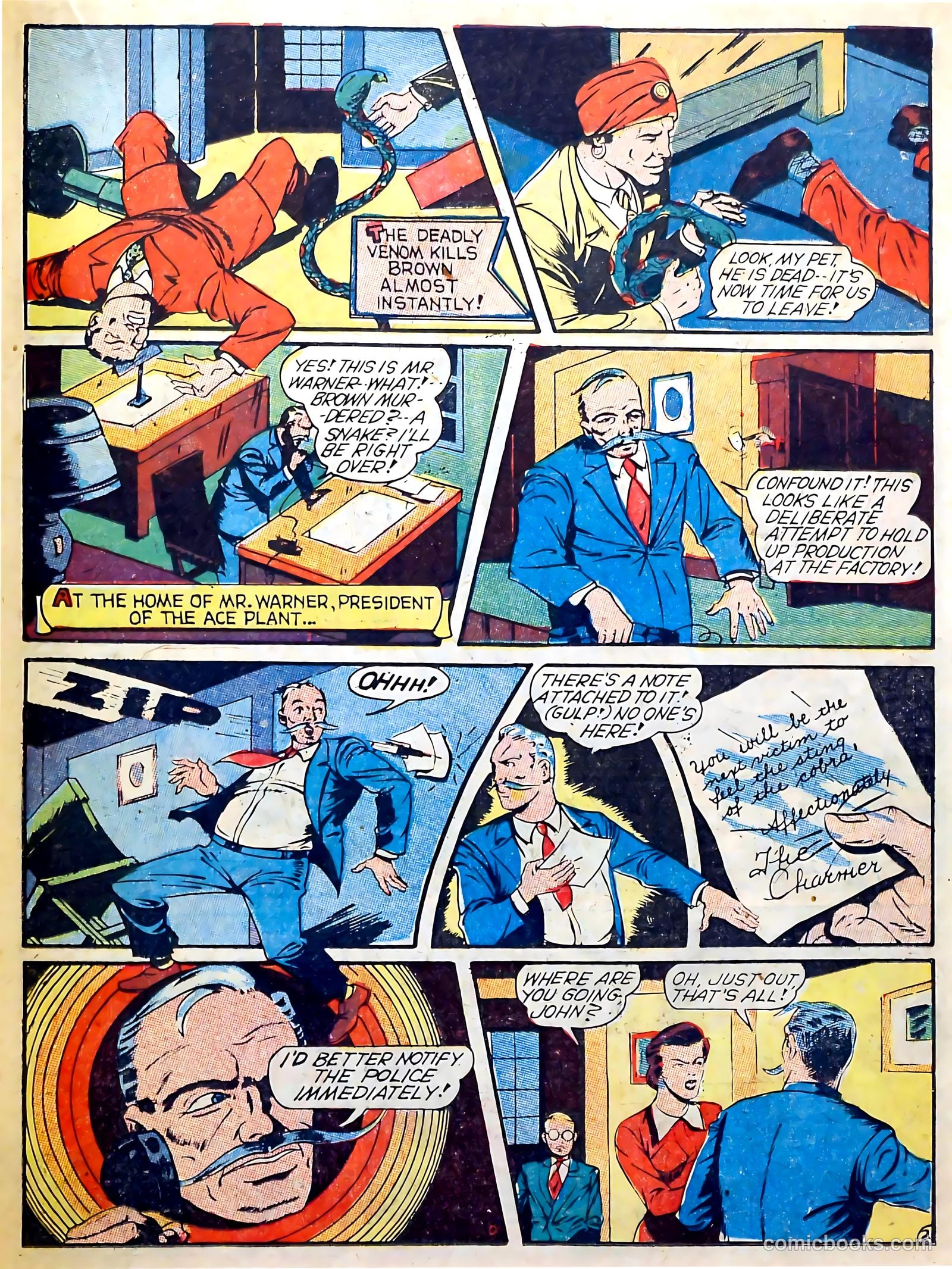 Captain Aero Comics #7 (1941) — page 41 of 68
