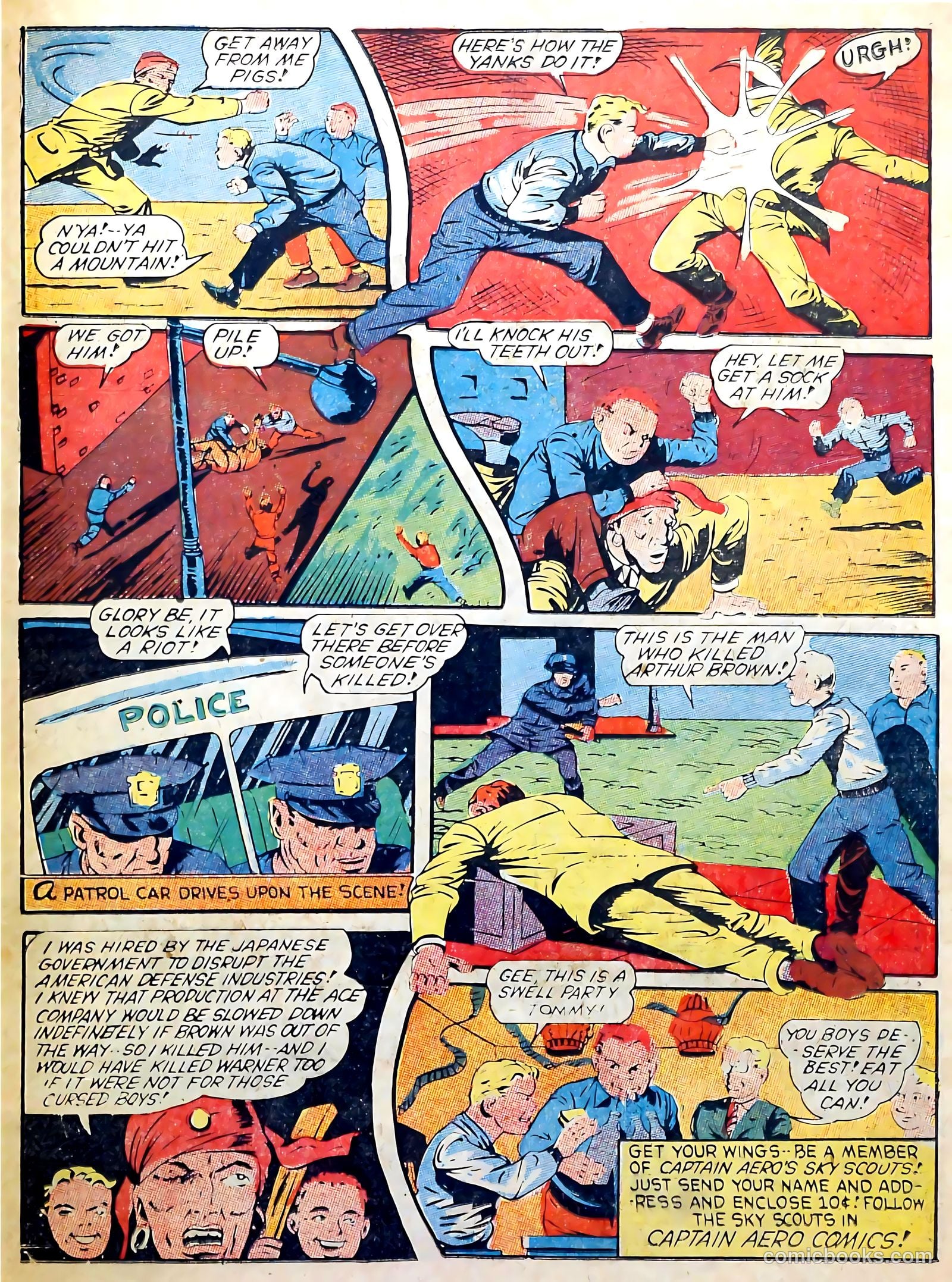 Captain Aero Comics #7 (1941) — page 45 of 68